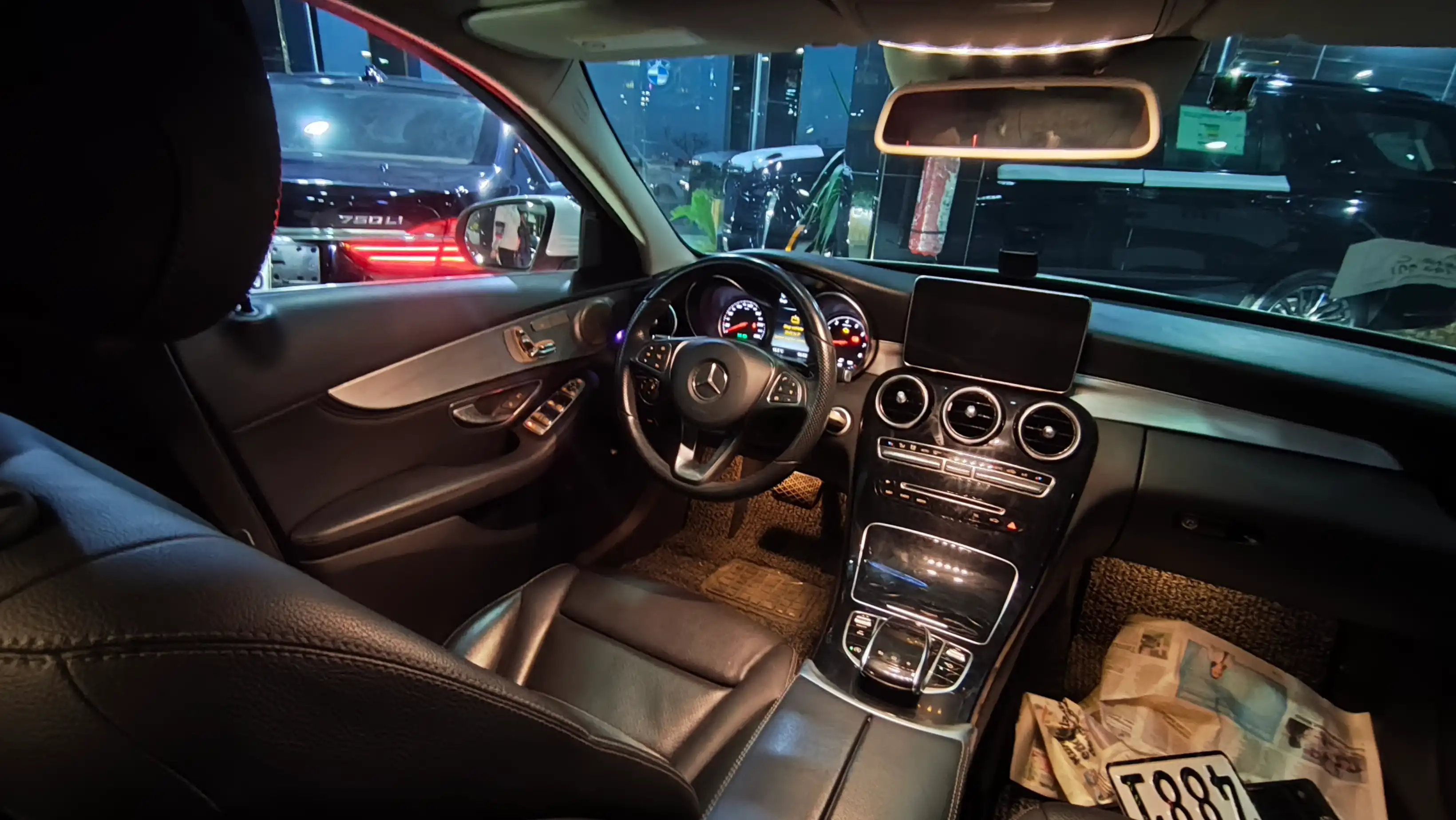 kilometrage car sale mercedes c class 200 sedan used 2015 aleppo hr image