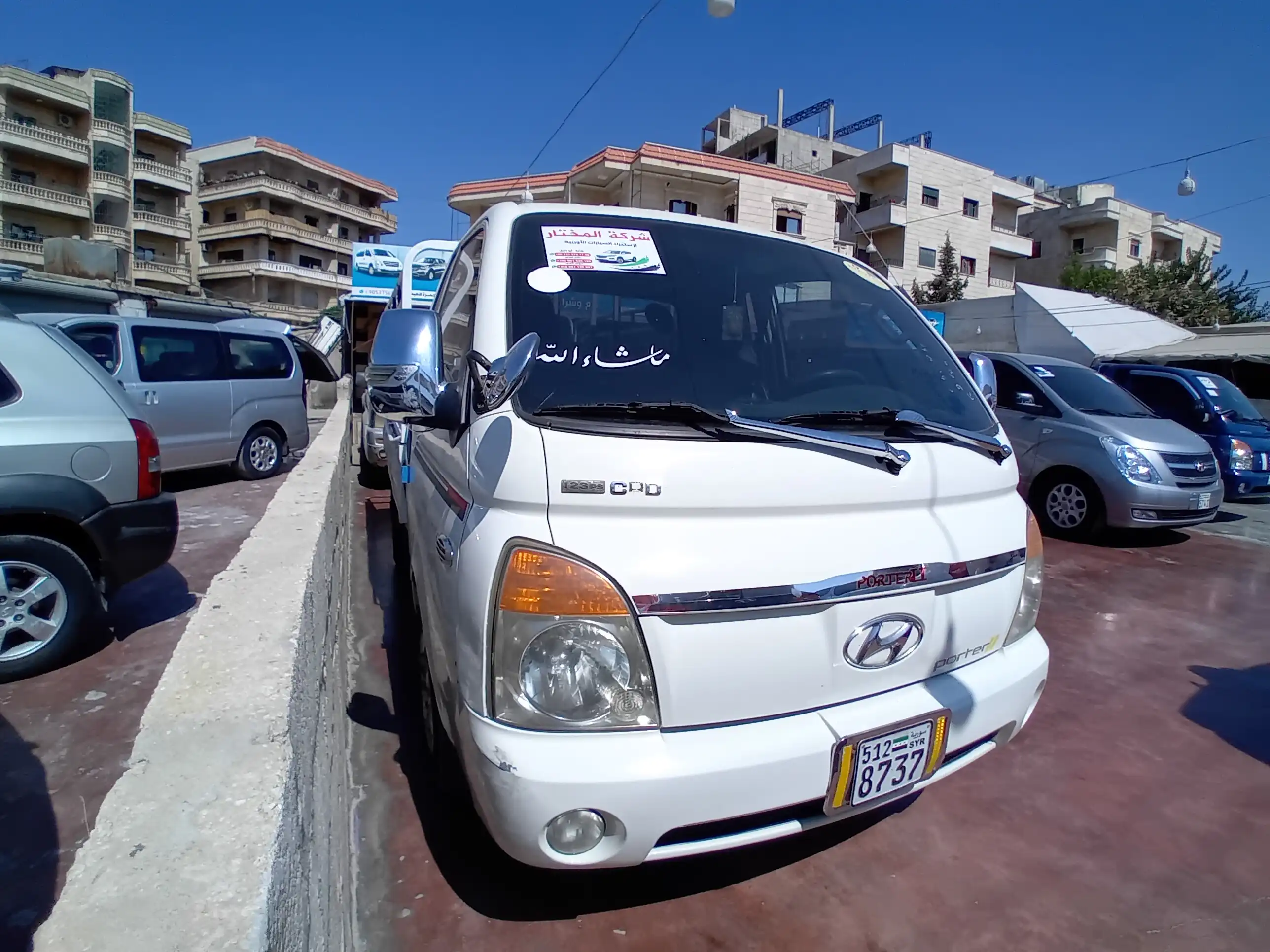 kilometrage car sale hyundai porter 2 crdi cargo truck used 2004 aleppo of image
