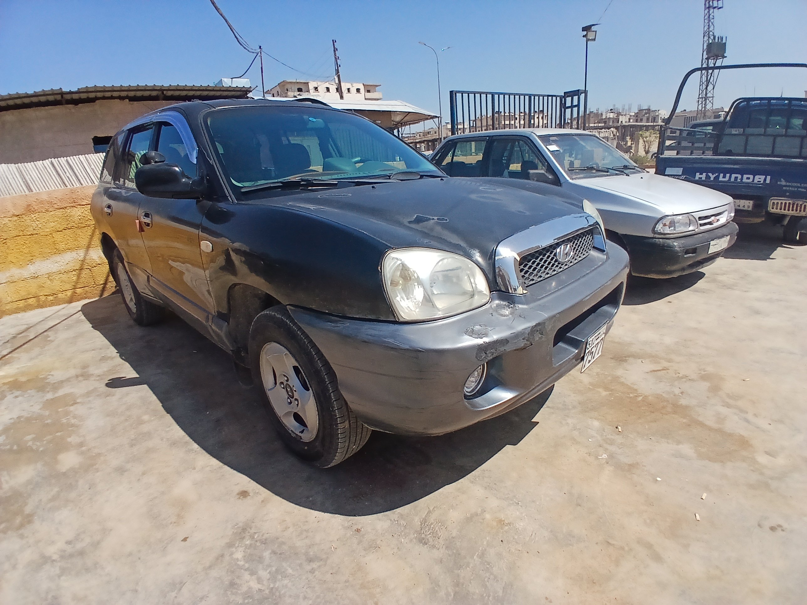 kilometrage car sale hyundai santa fe gold suv used 2003 aleppo sf image