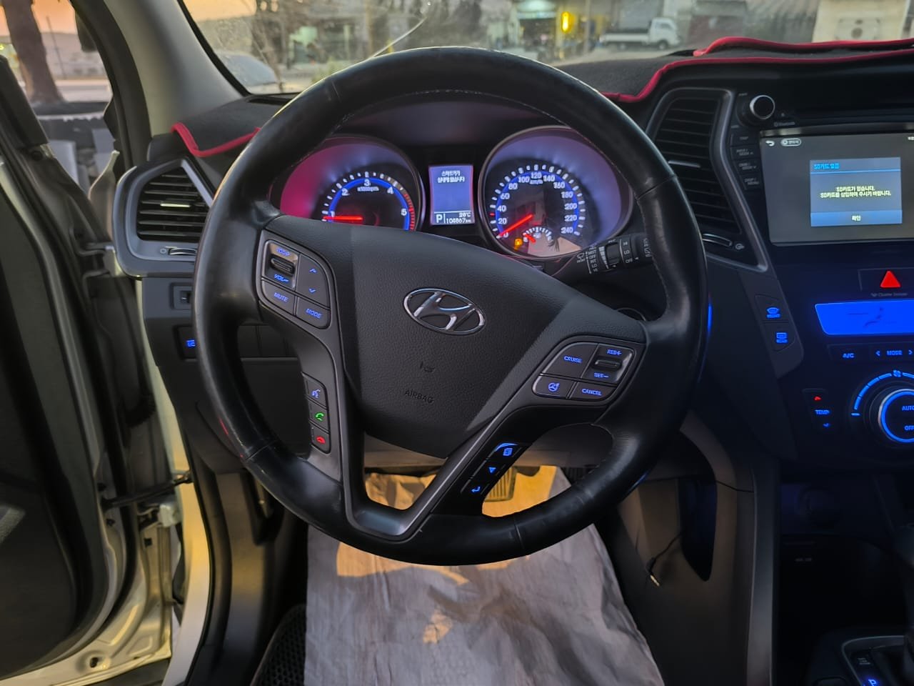 kilometrage car sale hyundai santa fe evgt suv new 2013 aleppo bu image