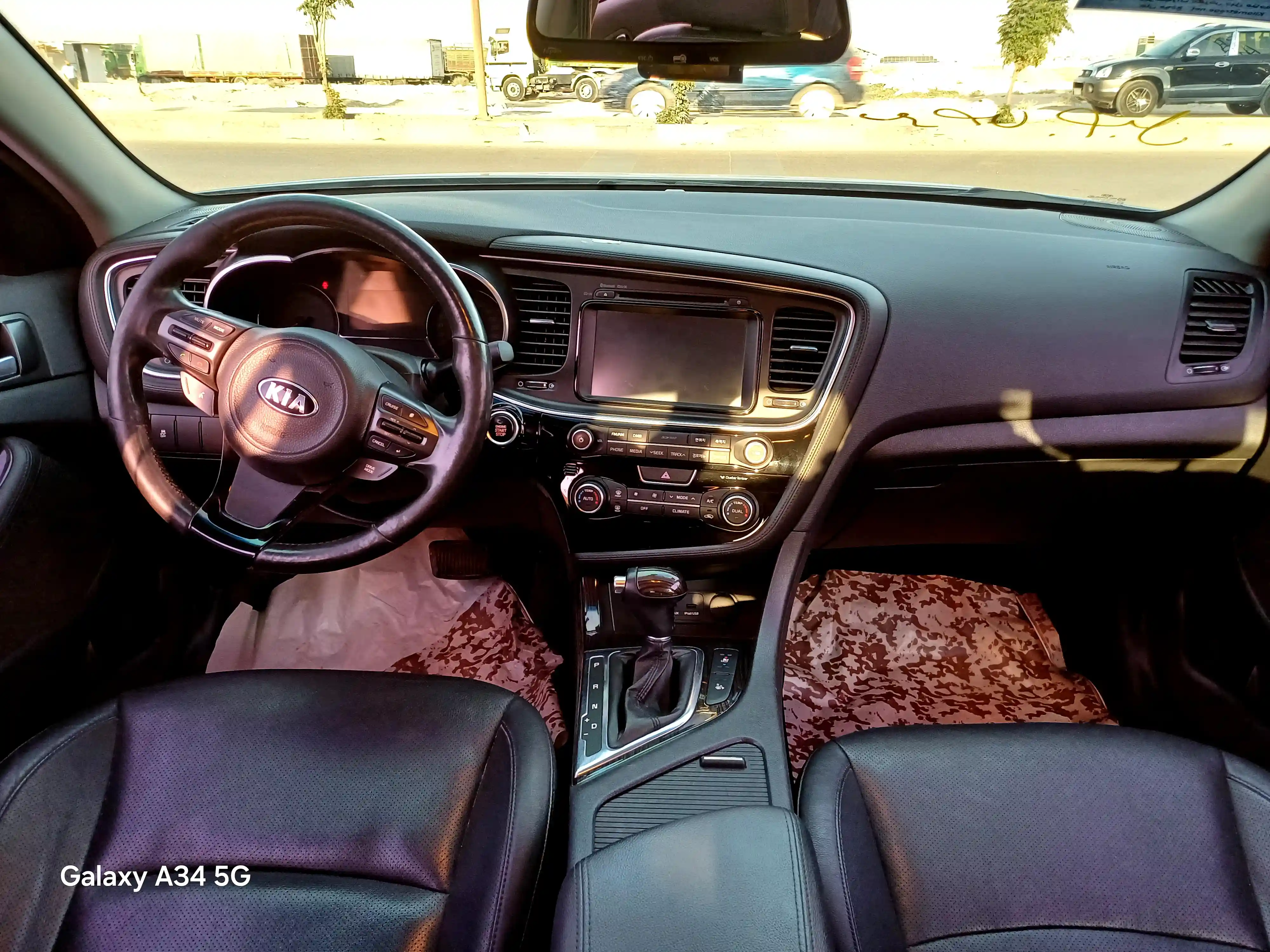 kilometrage car sale kia k5 standard sedan used 2014 aleppo ii image