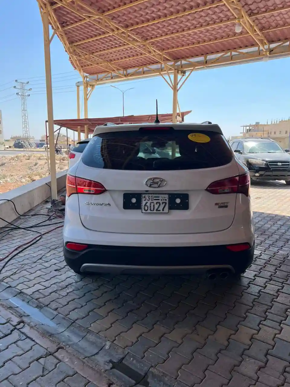 kilometrage car sale hyundai santa fe evgt suv 2014 aleppo wv image