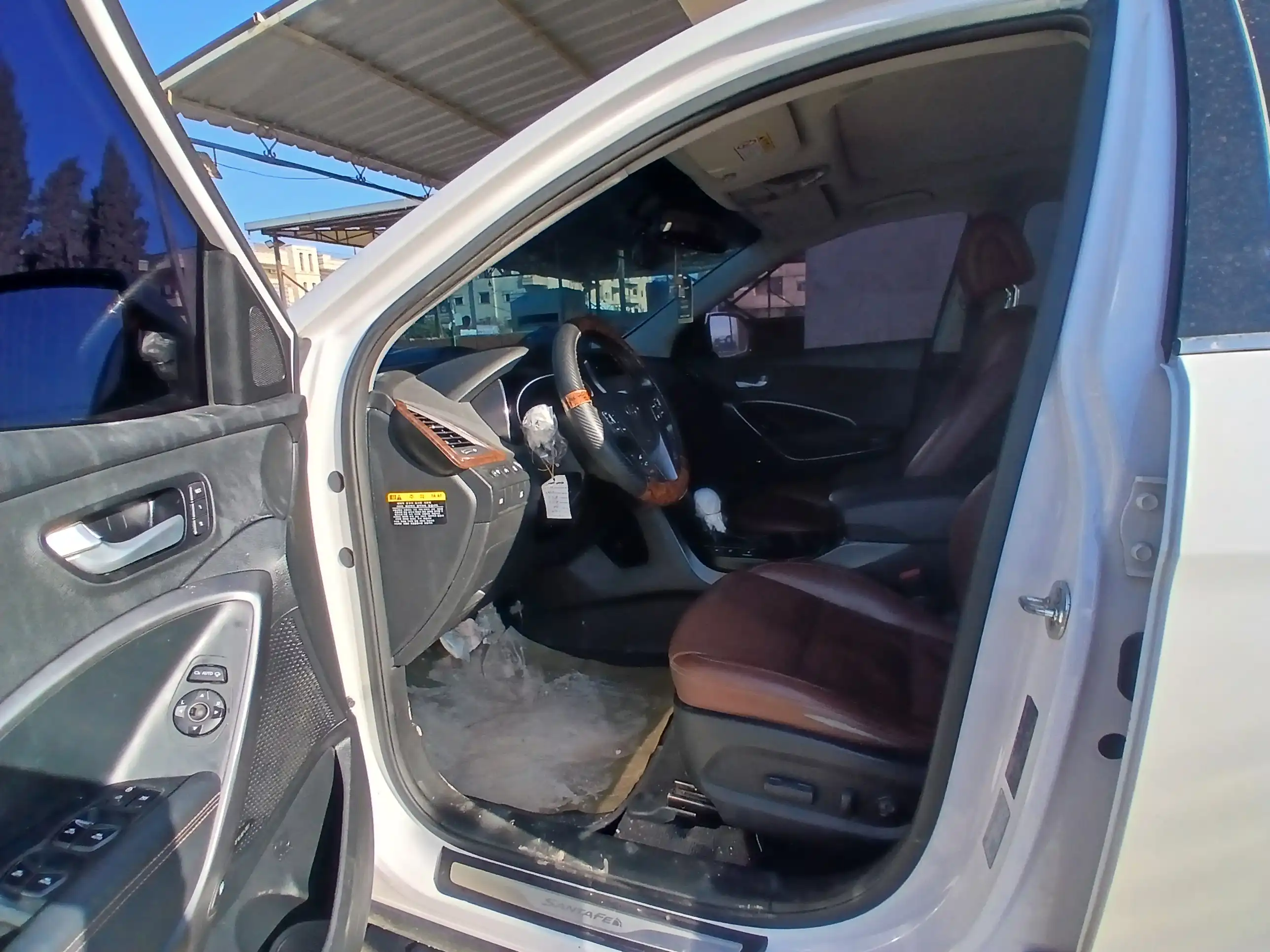 kilometrage car sale hyundai santa fe evgt suv 2015 aleppo ja image