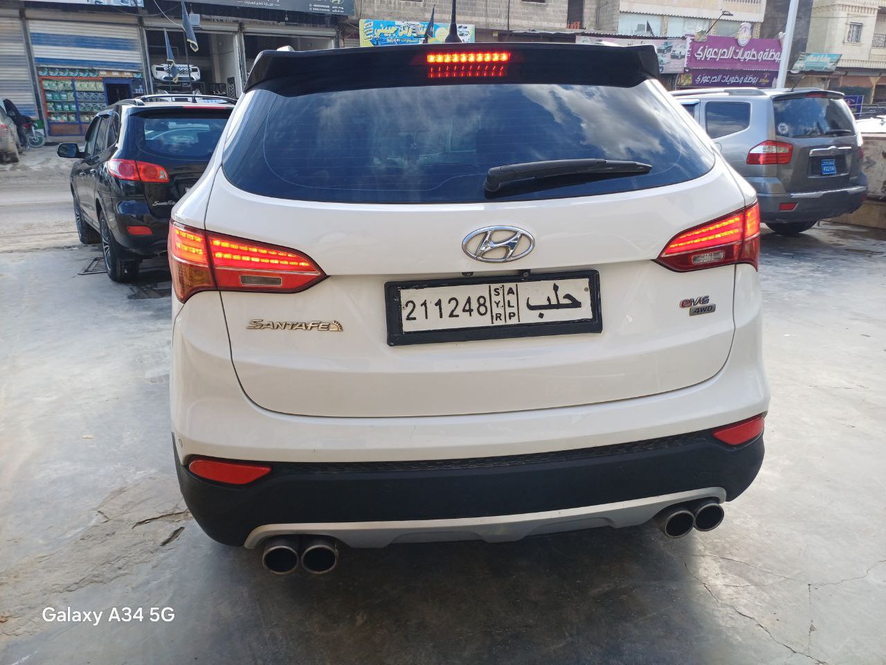 kilometrage car sale hyundai santa fe evgt suv used 2013 aleppo kz image