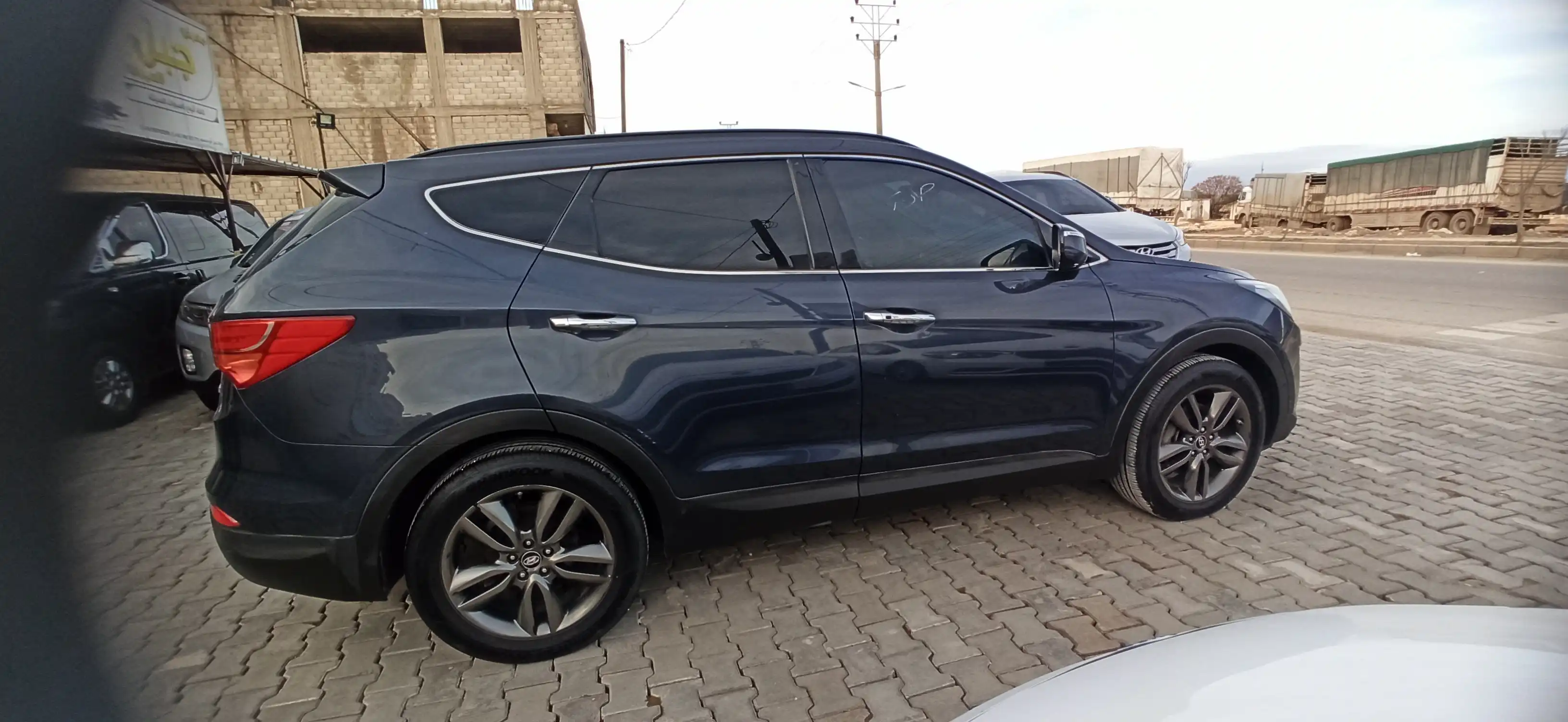 kilometrage car sale hyundai santa fe evgt suv used 2014 aleppo jg image