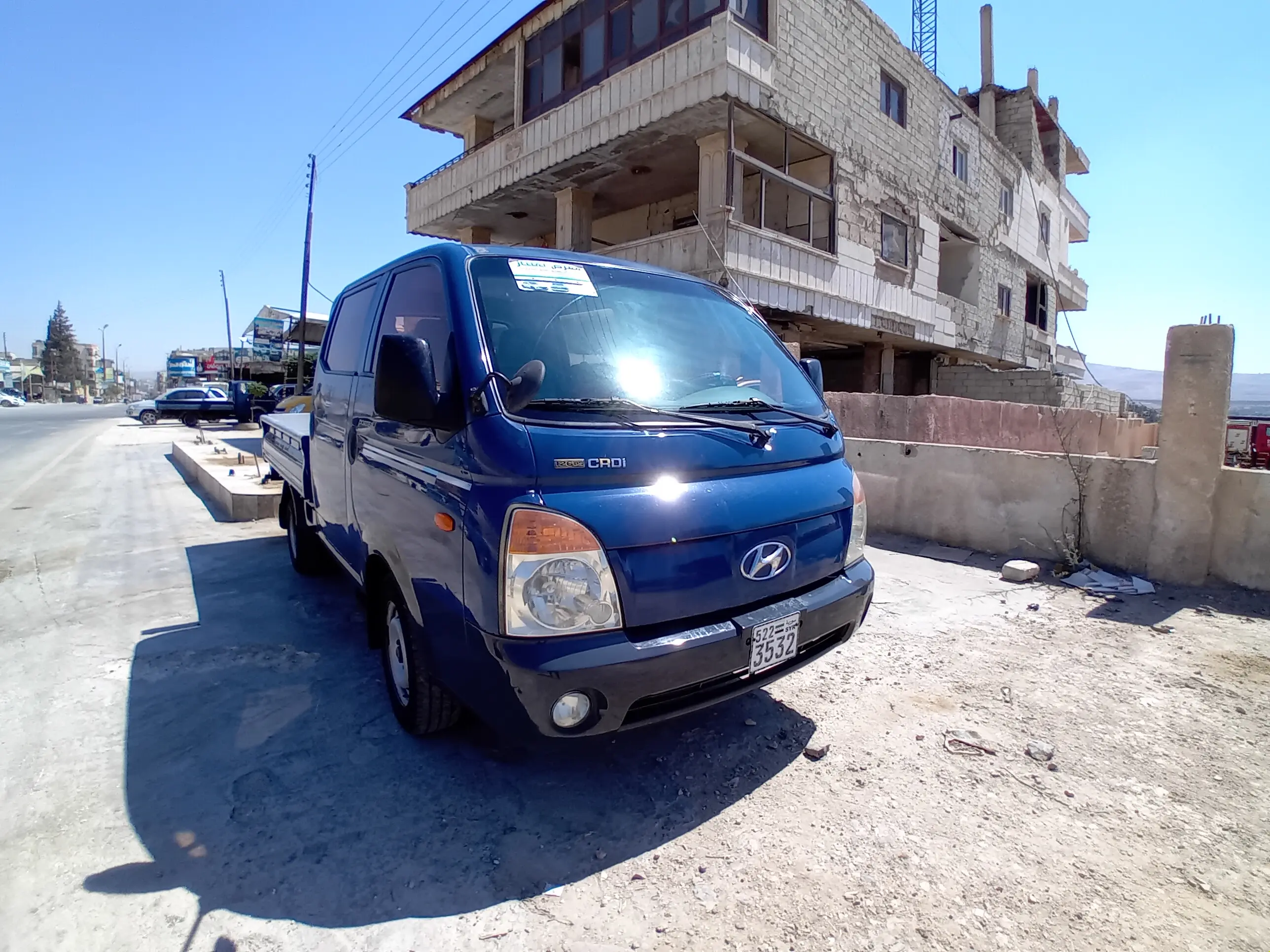 kilometrage car sale hyundai porter 2 crdi cargo truck used 2008 aleppo me image