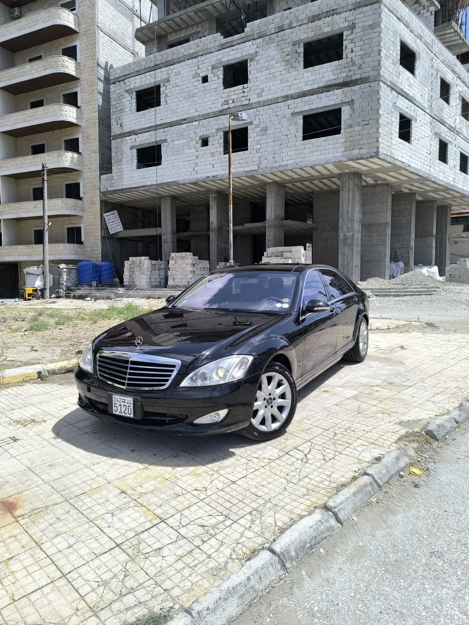 kilometrage car sale mercedes s class s 500 sedan used 2006 aleppo la card image