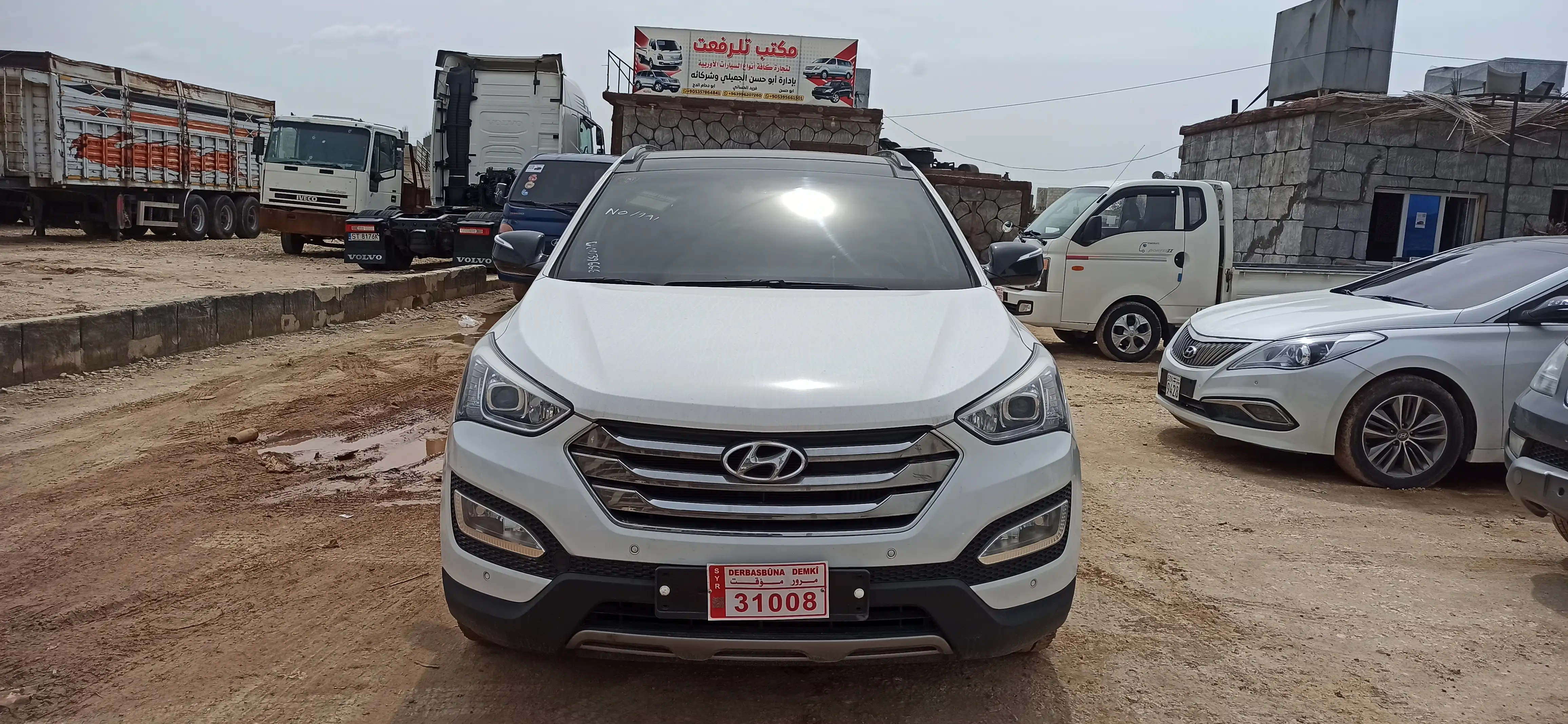 kilometrage car sale hyundai santa fe evgt suv used 2017 aleppo vd image