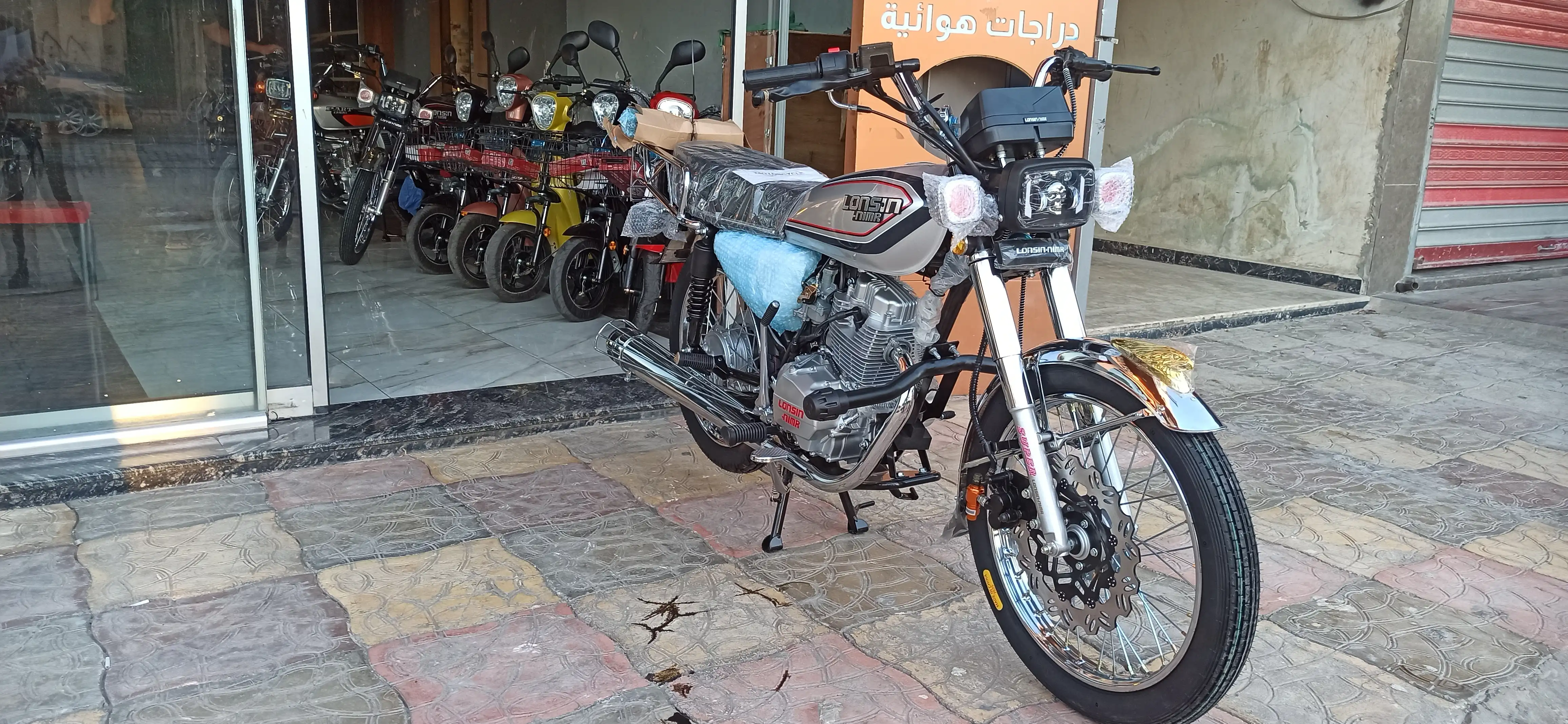 kilometrage motorbike loncin cg 150 commercial new 2025 aleppo as image