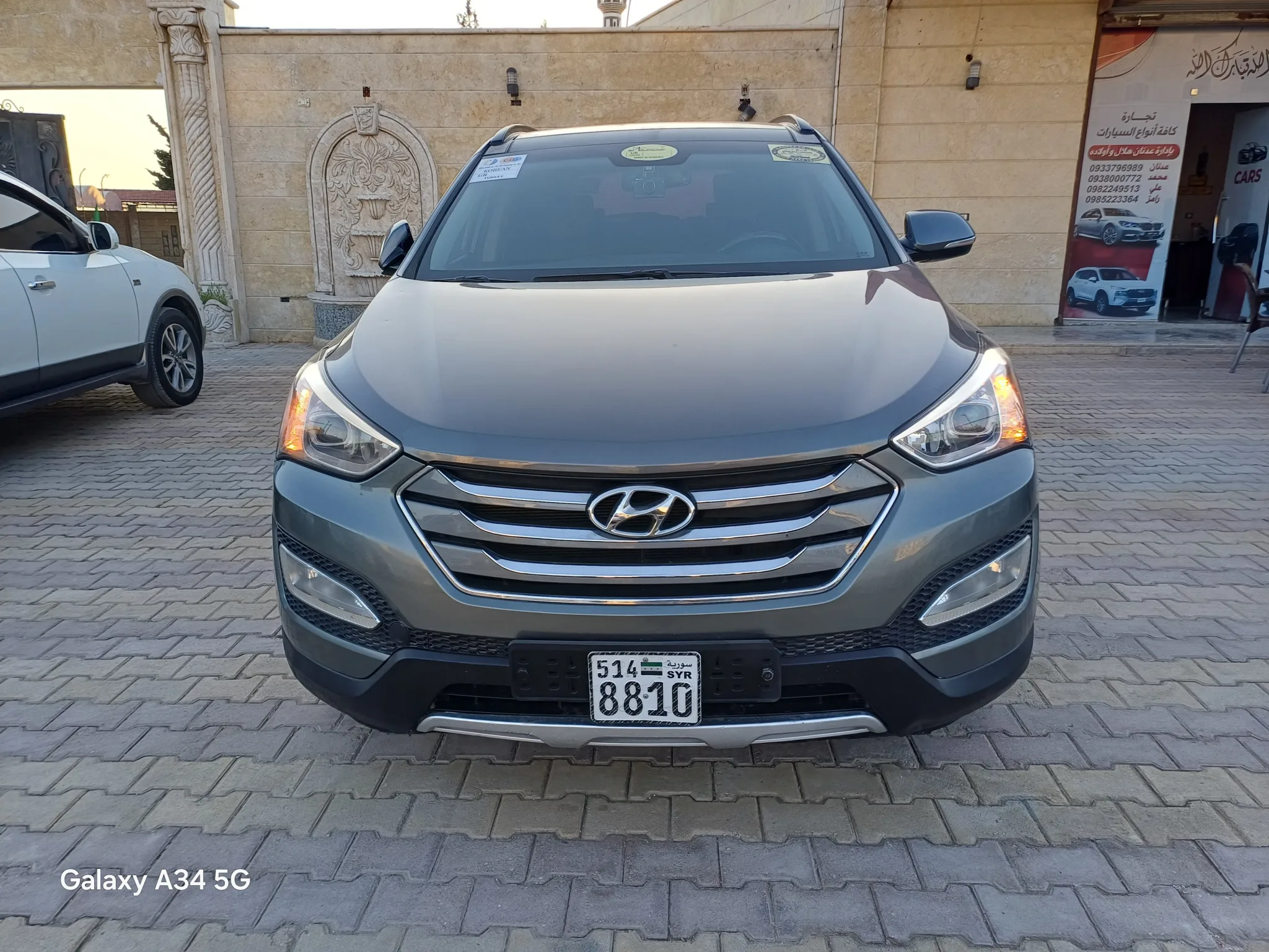 kilometrage car sale hyundai santa fe evgt suv used 2014 aleppo jq image