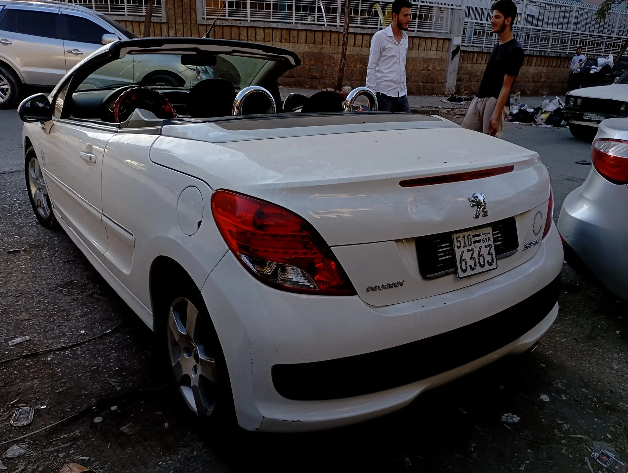 kilometrage car sale peugeot 207 standard convertible used 2009 aleppo yq image