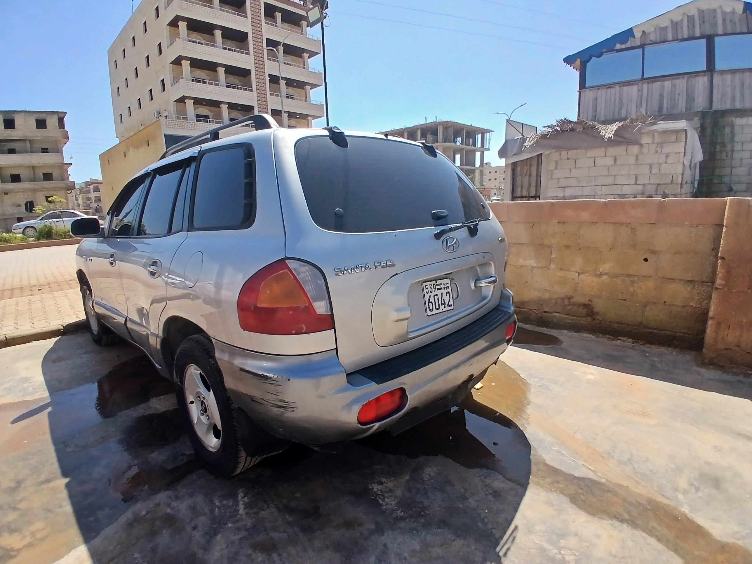 kilometrage car sale hyundai santa fe gold suv used 2005 aleppo bs image