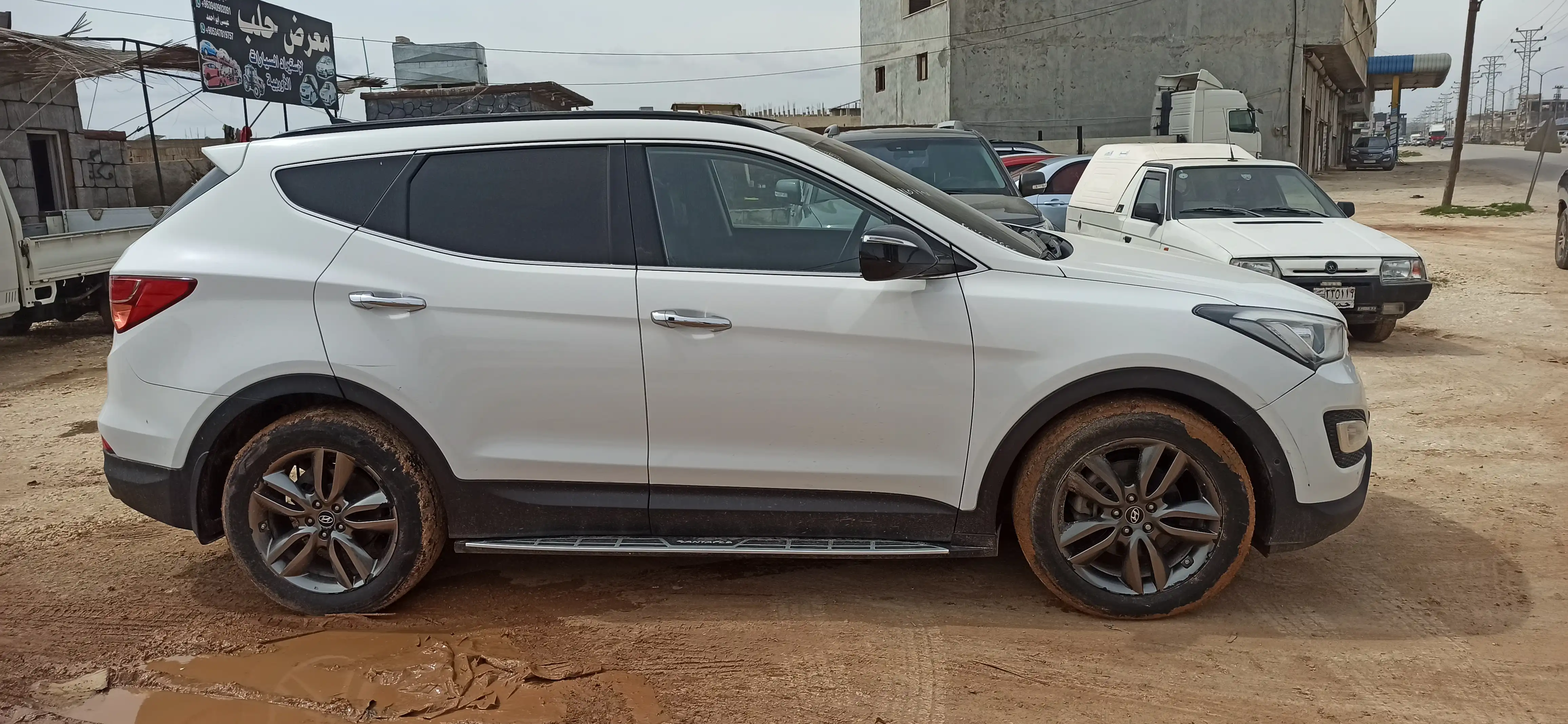 kilometrage car sale hyundai santa fe evgt suv used 2017 aleppo vd image