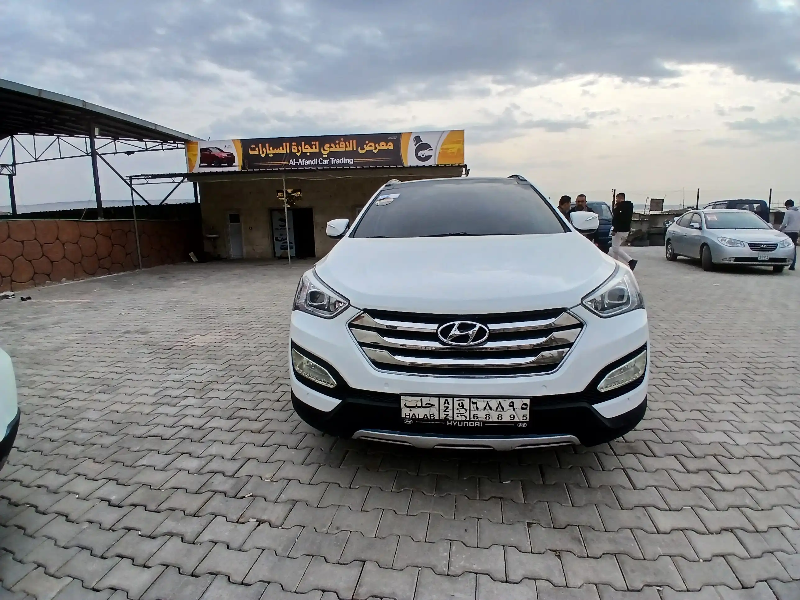 kilometrage car sale hyundai santa fe evgt suv used 2012 aleppo kd image