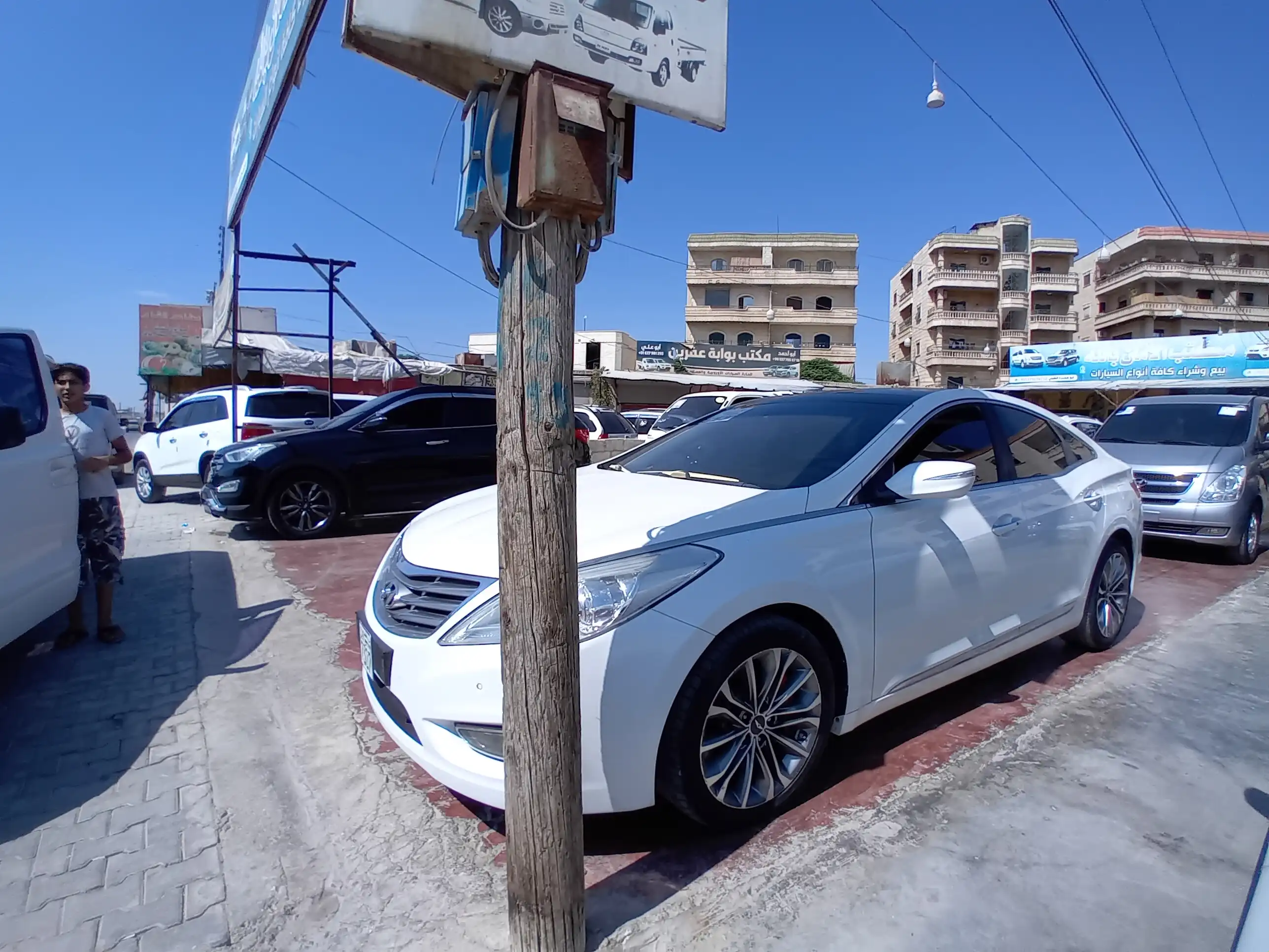 kilometrage car sale hyundai grandeur hg 220 sedan used 2012 aleppo sp image