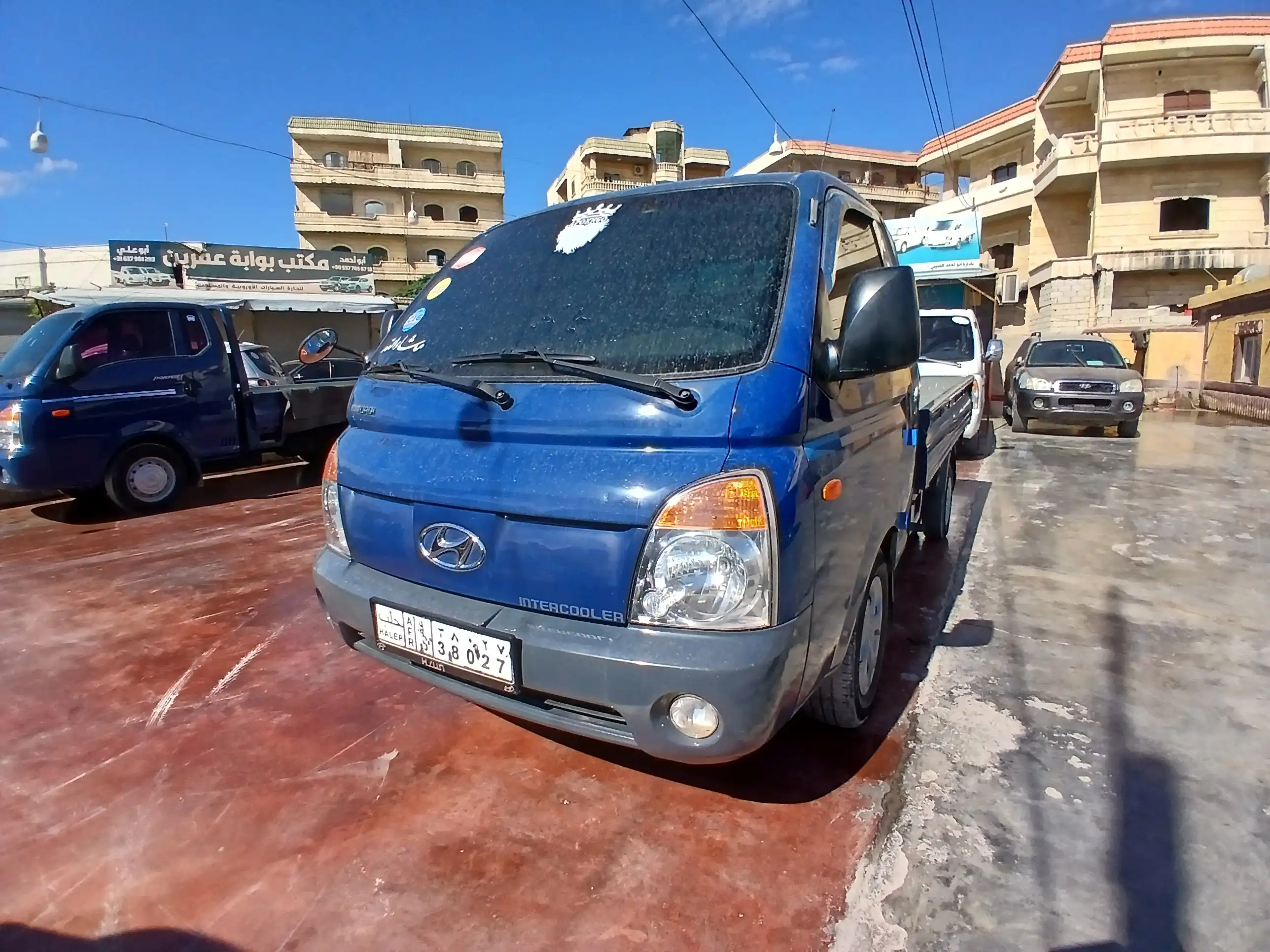 kilometrage car sale hyundai porter 2 crdi cargo truck used 2010 aleppo bk card image