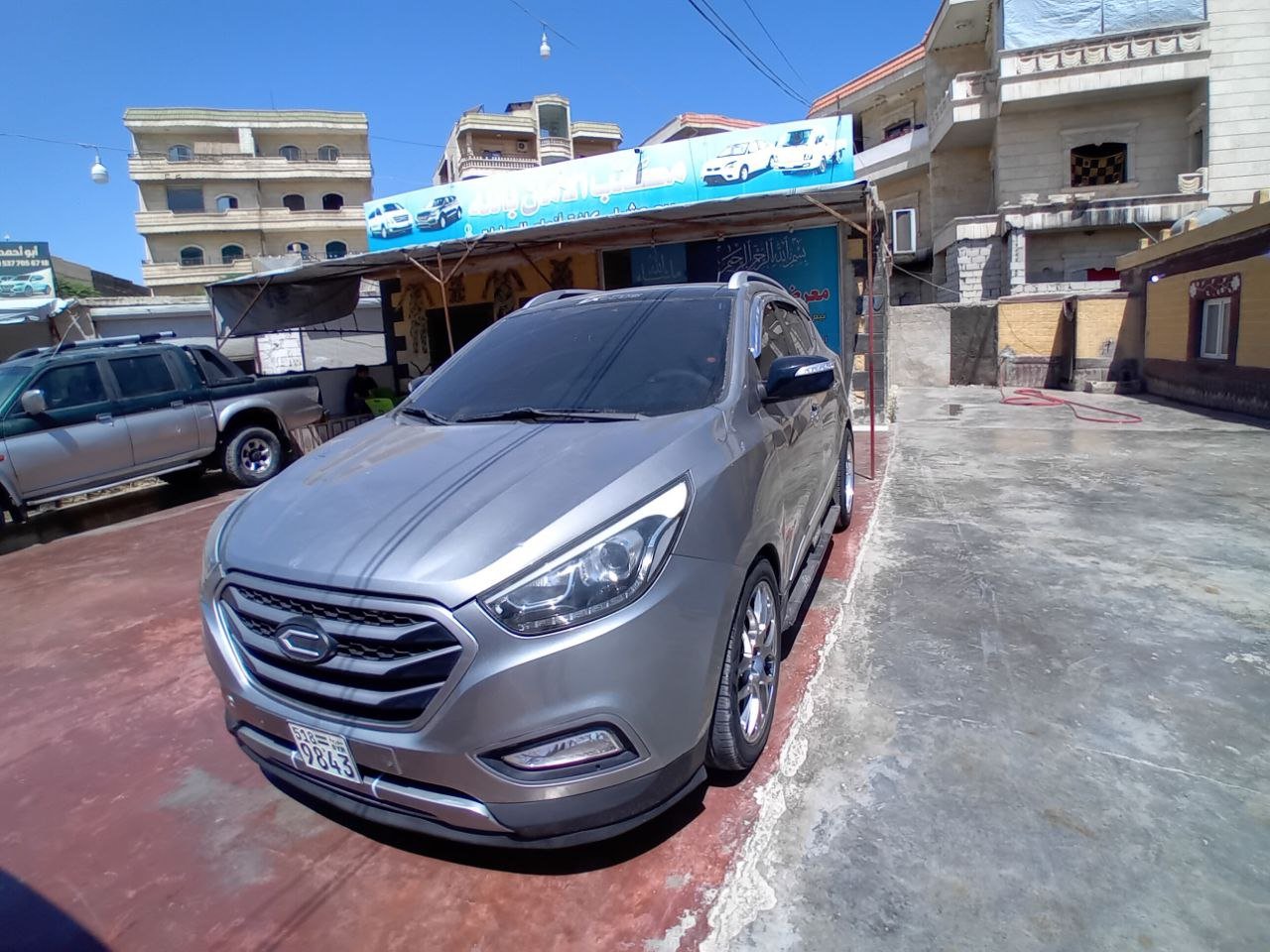 kilometrage car sale hyundai tucson standard suv used 2010 aleppo oi card image