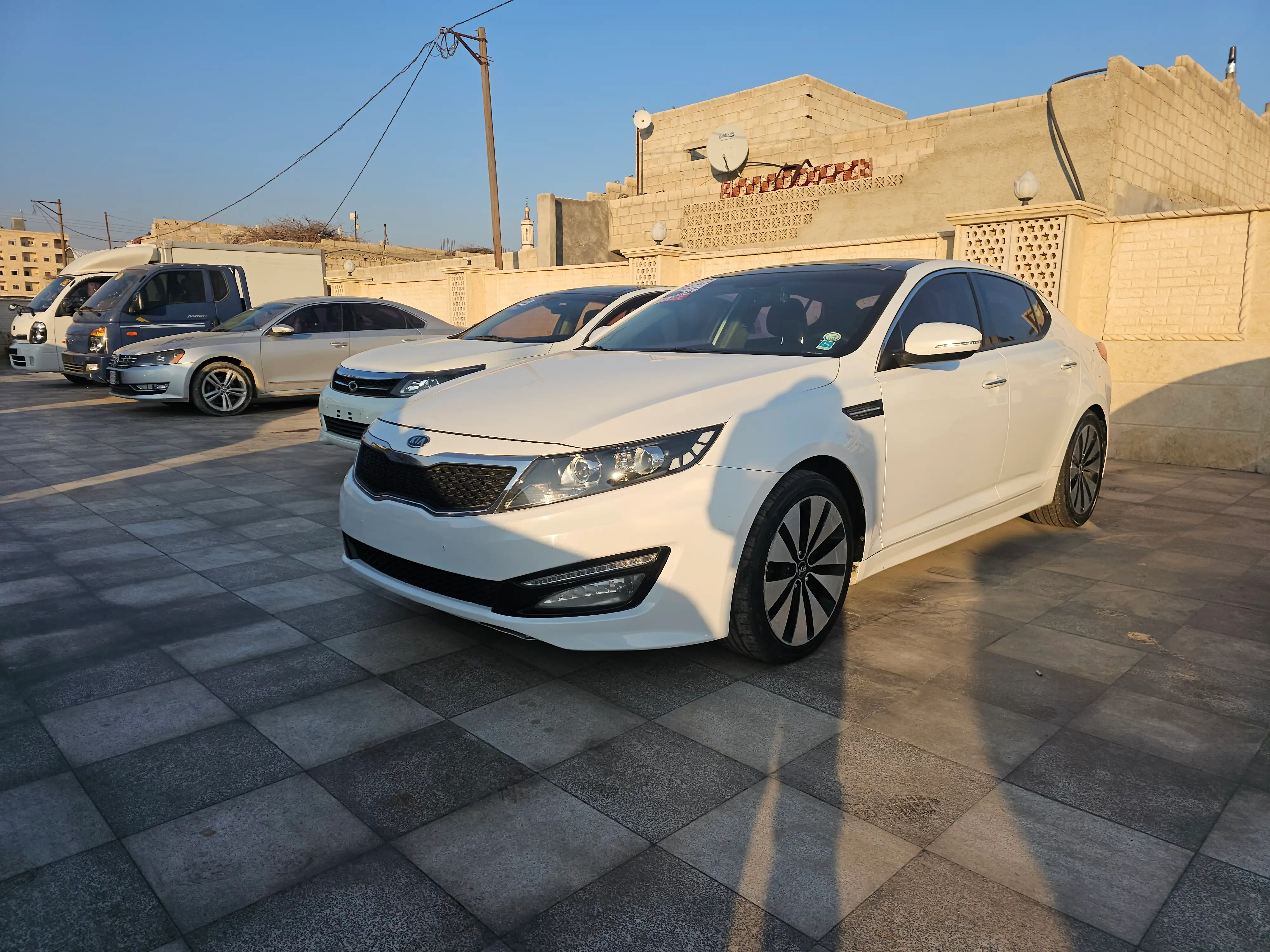 kilometrage car sale kia k5 standard sedan used 2011 aleppo pr image
