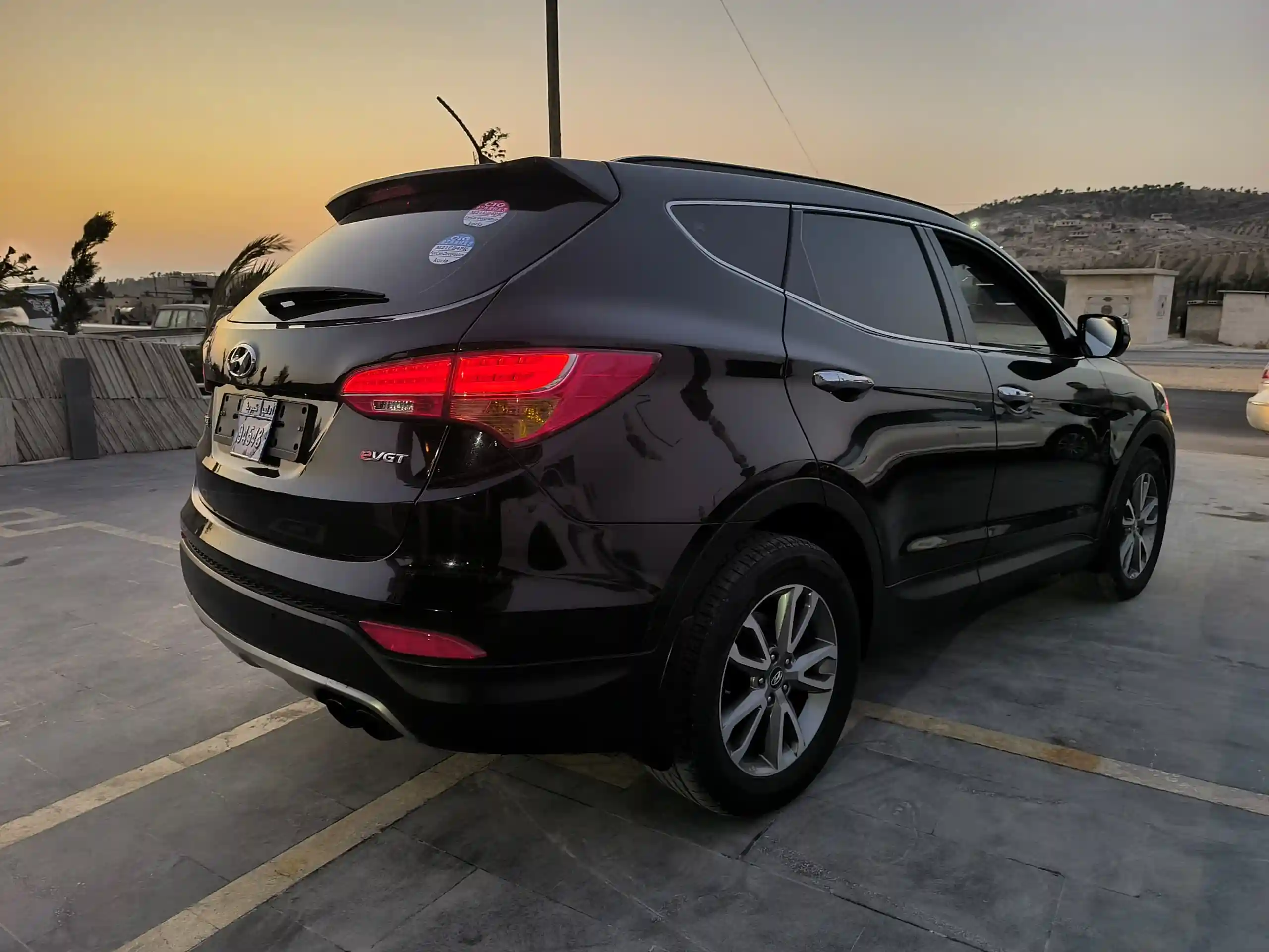kilometrage car sale hyundai santa fe evgt suv used 2013 aleppo op image