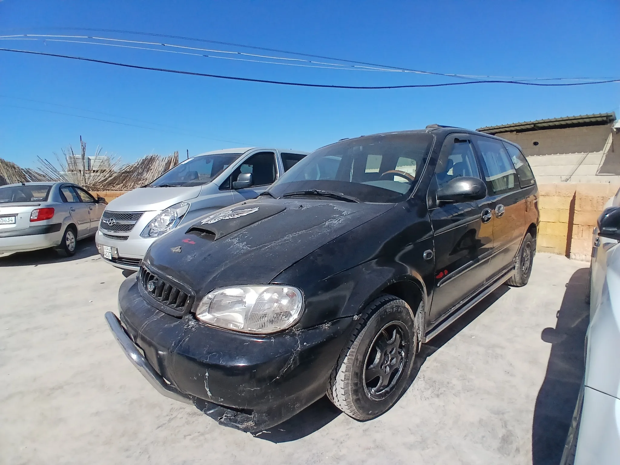 kilometrage car sale kia carnival standard suv used 2002 aleppo ss card image