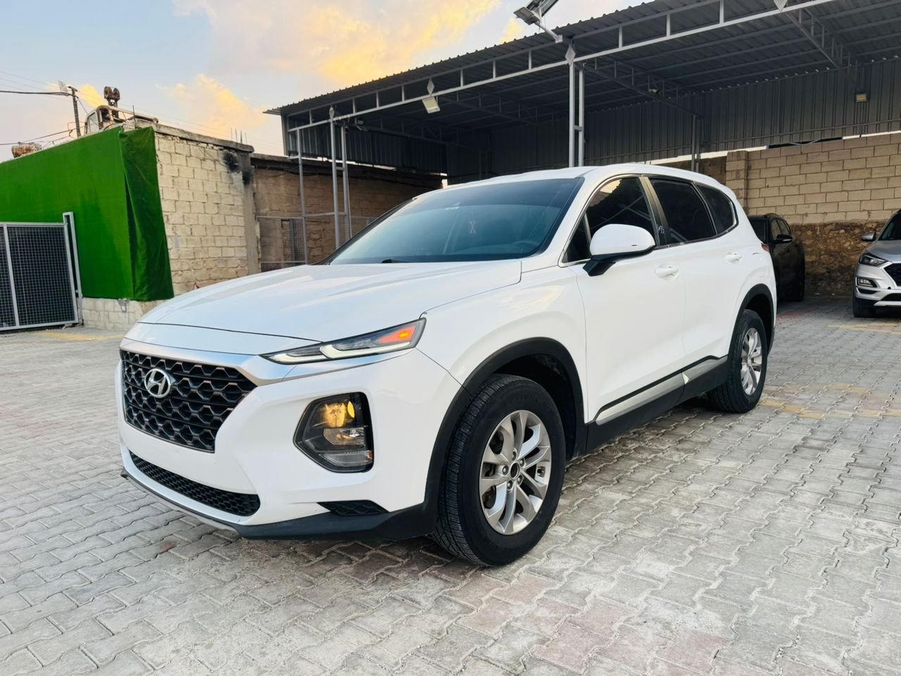 kilometrage car sale hyundai santa fe evgt suv used 2019 aleppo pv image