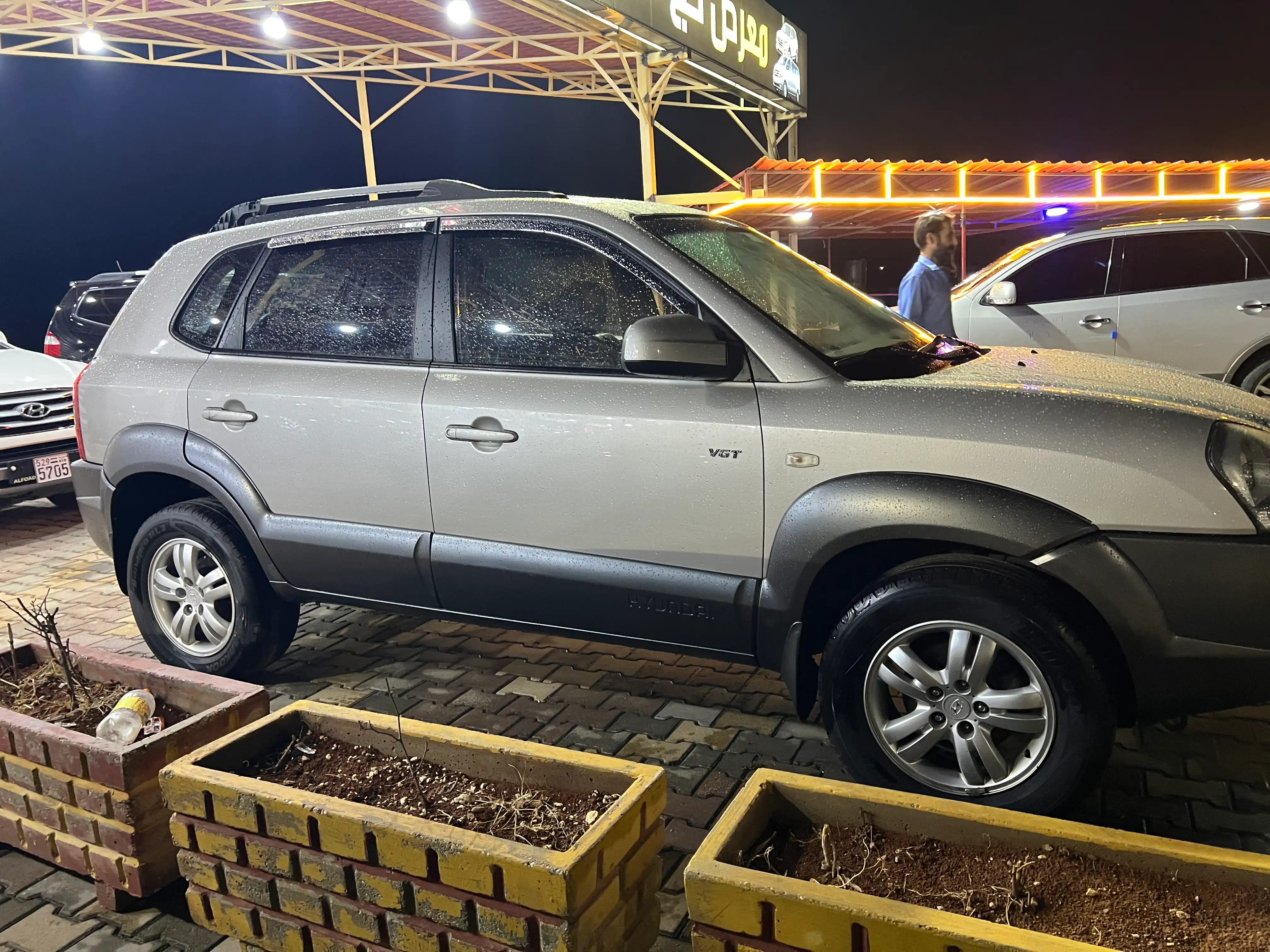 kilometrage car sale hyundai tucson standard suv used 2007 aleppo sy image
