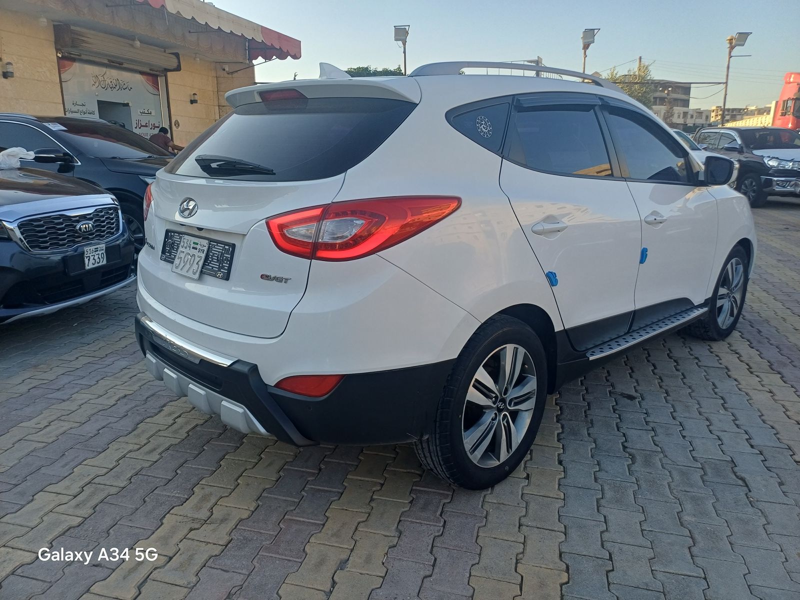 kilometrage car sale hyundai tucson 1 7 d pjoojnc used 2014 aleppo ul image