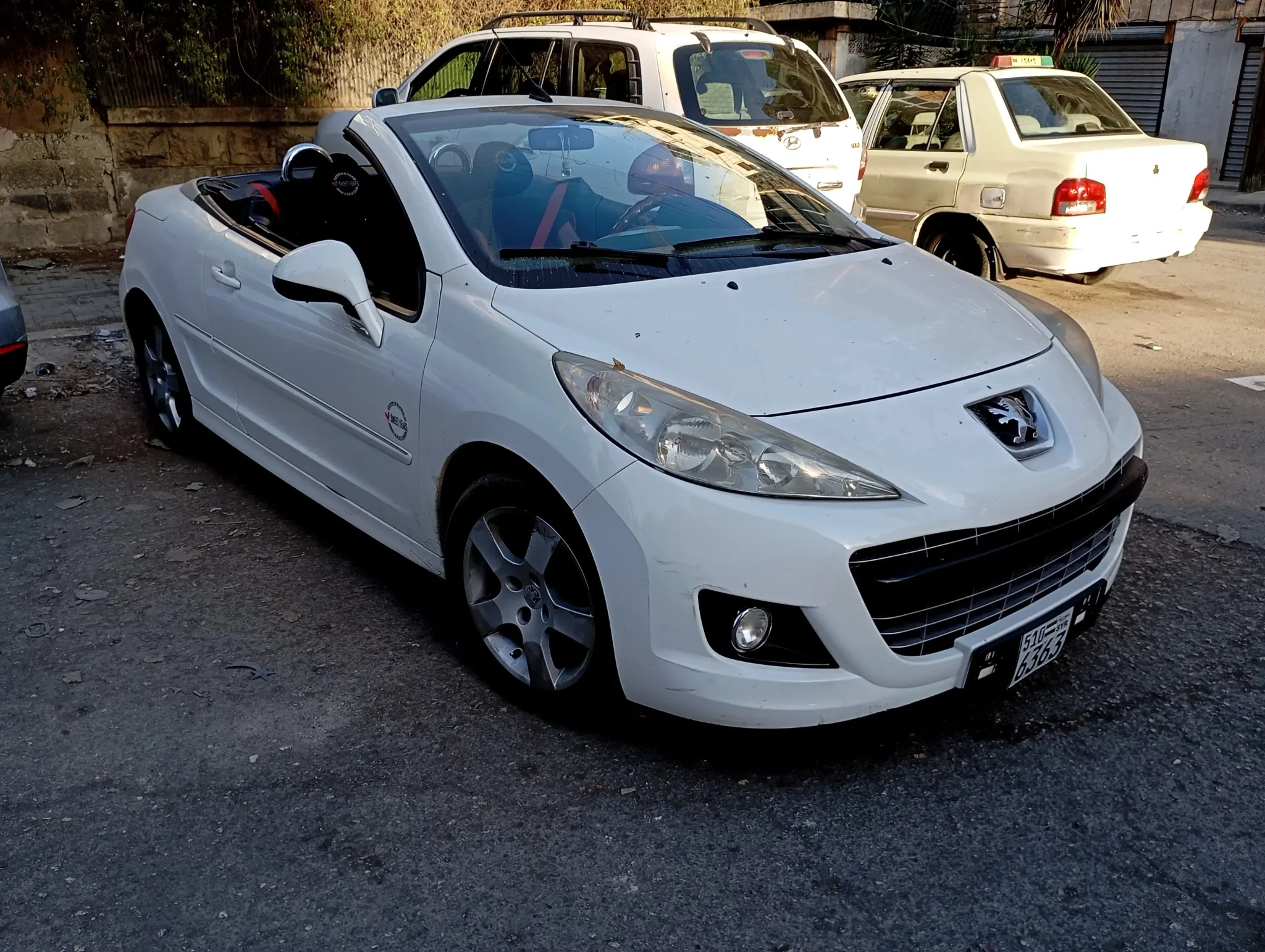 kilometrage car sale peugeot 207 standard convertible used 2009 aleppo yq image