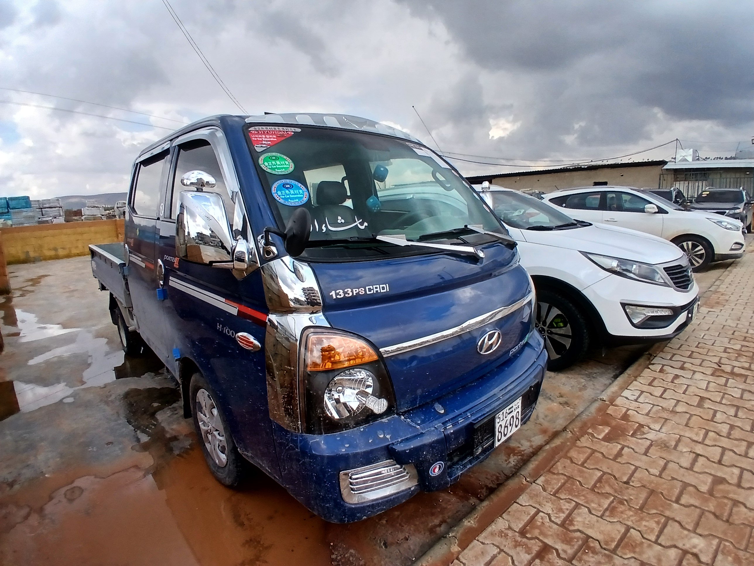 kilometrage car sale hyundai porter ii 2 crdi cargo truck used 2014 aleppo yh image