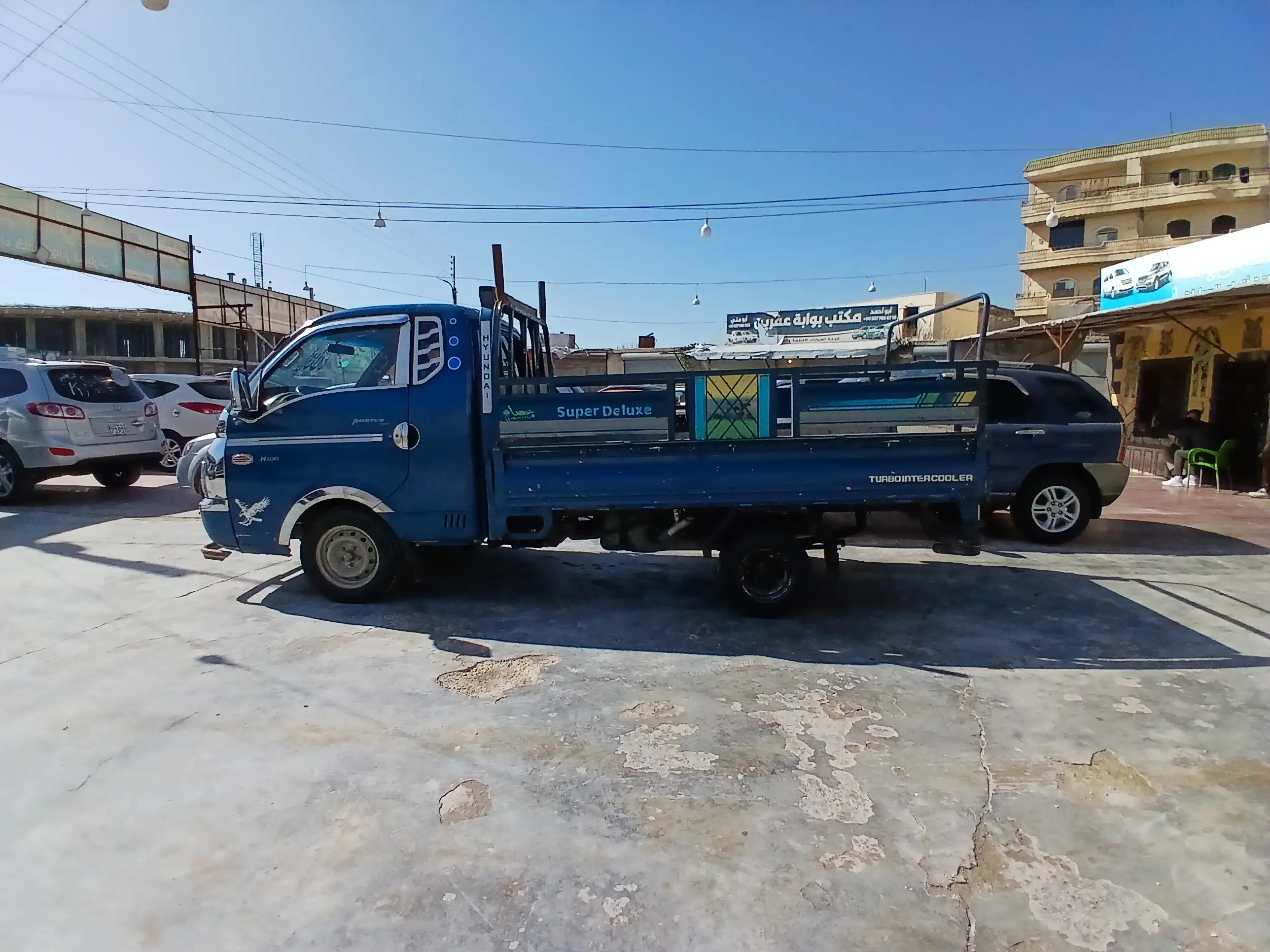 kilometrage car sale hyundai porter ii 2 crdi cargo truck used 2005 aleppo om image