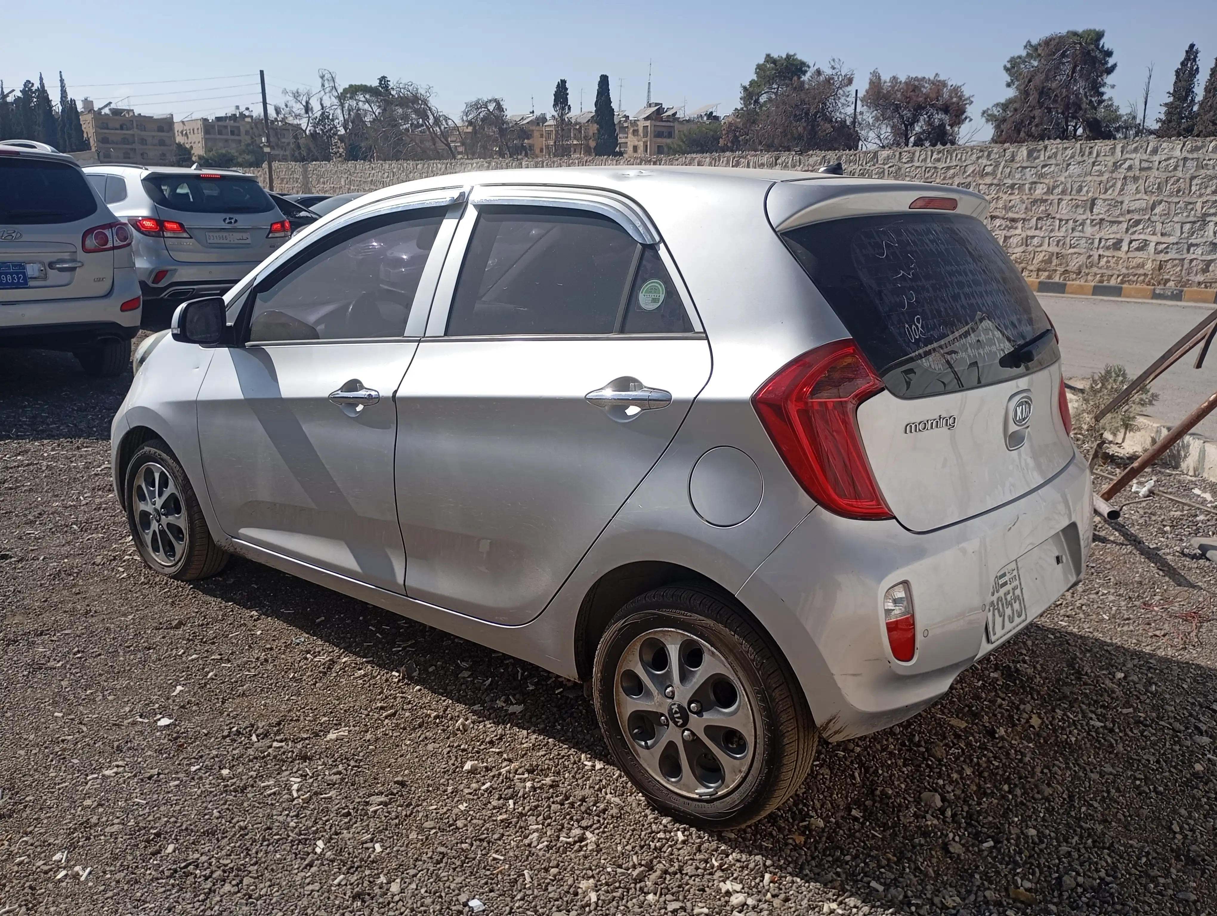 kilometrage car sale kia morning lx hatchback used 2012 aleppo pr image