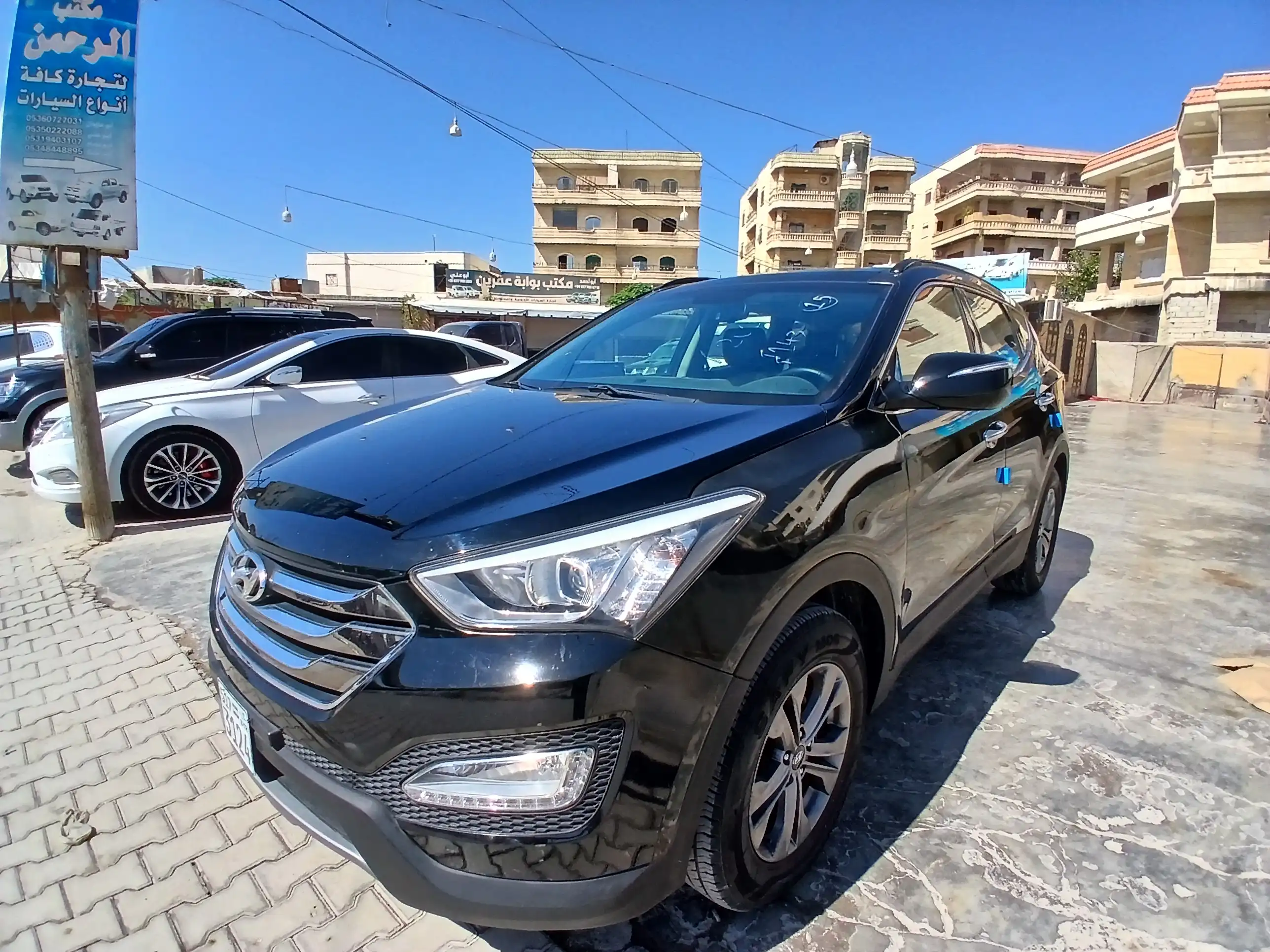 kilometrage car sale hyundai santa fe evgt suv used 2014 aleppo rf card image