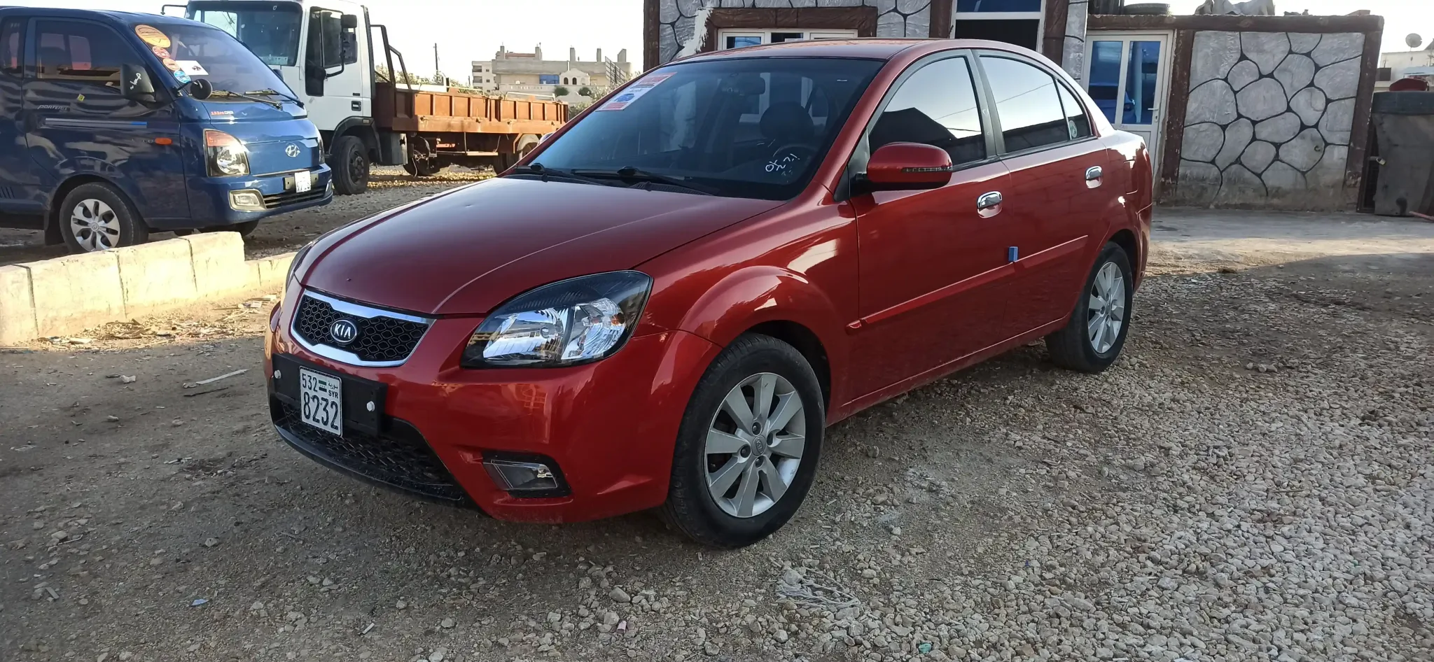 kilometrage car sale kia pride gdi sedan used 2011 aleppo ce card image