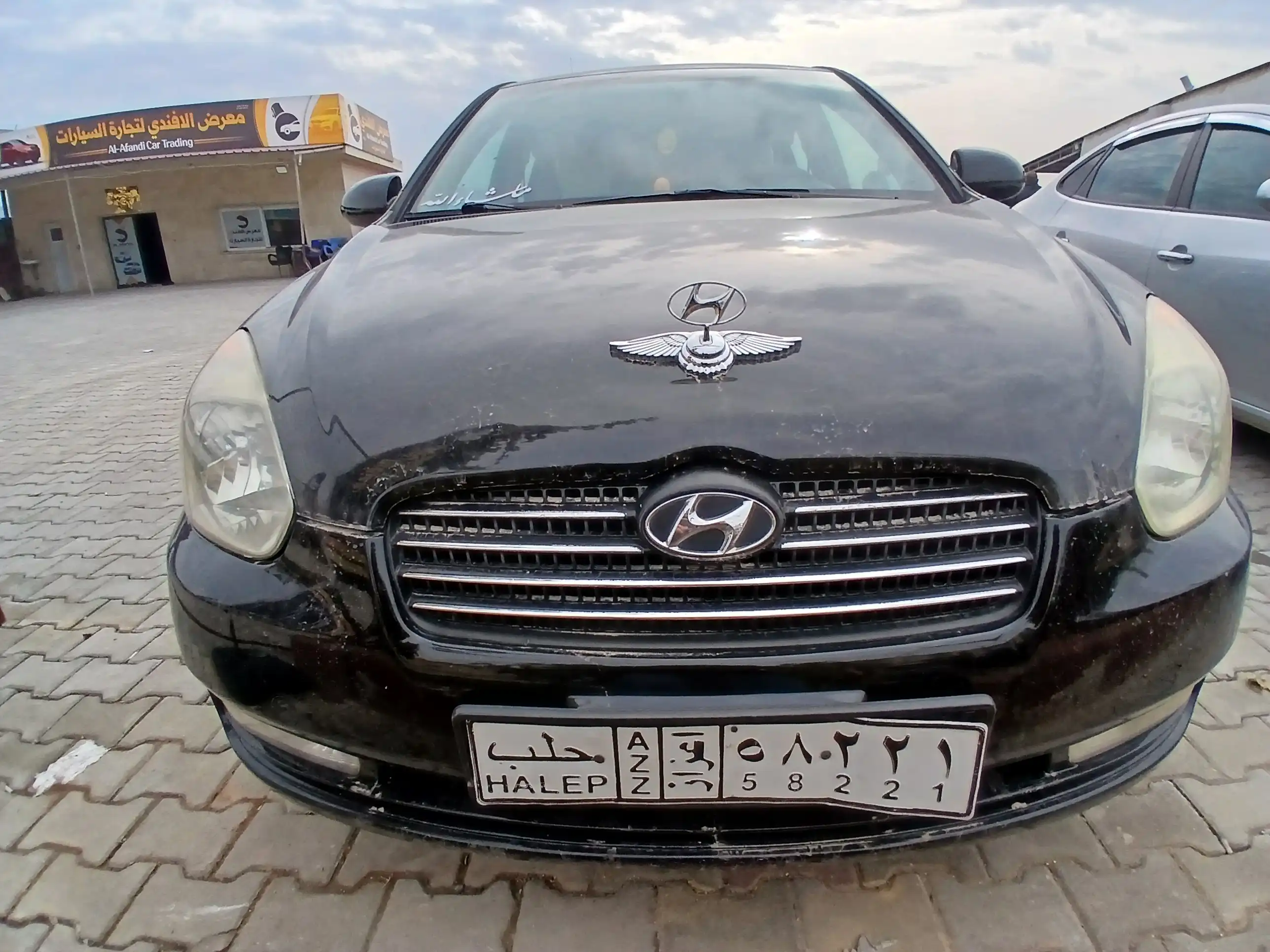 kilometrage car sale hyundai accent standard sedan used 2007 aleppo hi image