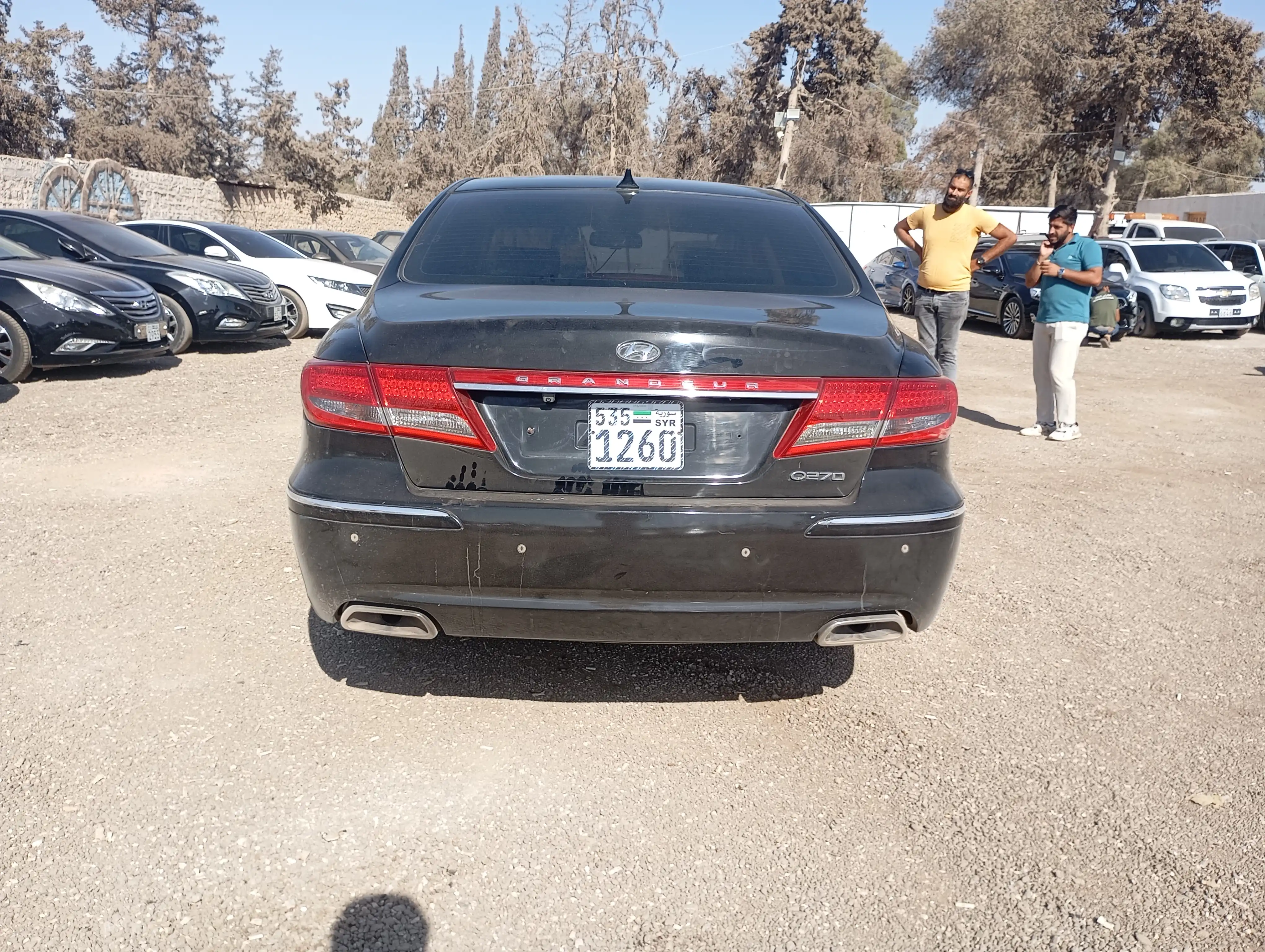kilometrage car sale hyundai grandeur hg 220 sedan used 2011 aleppo kq image
