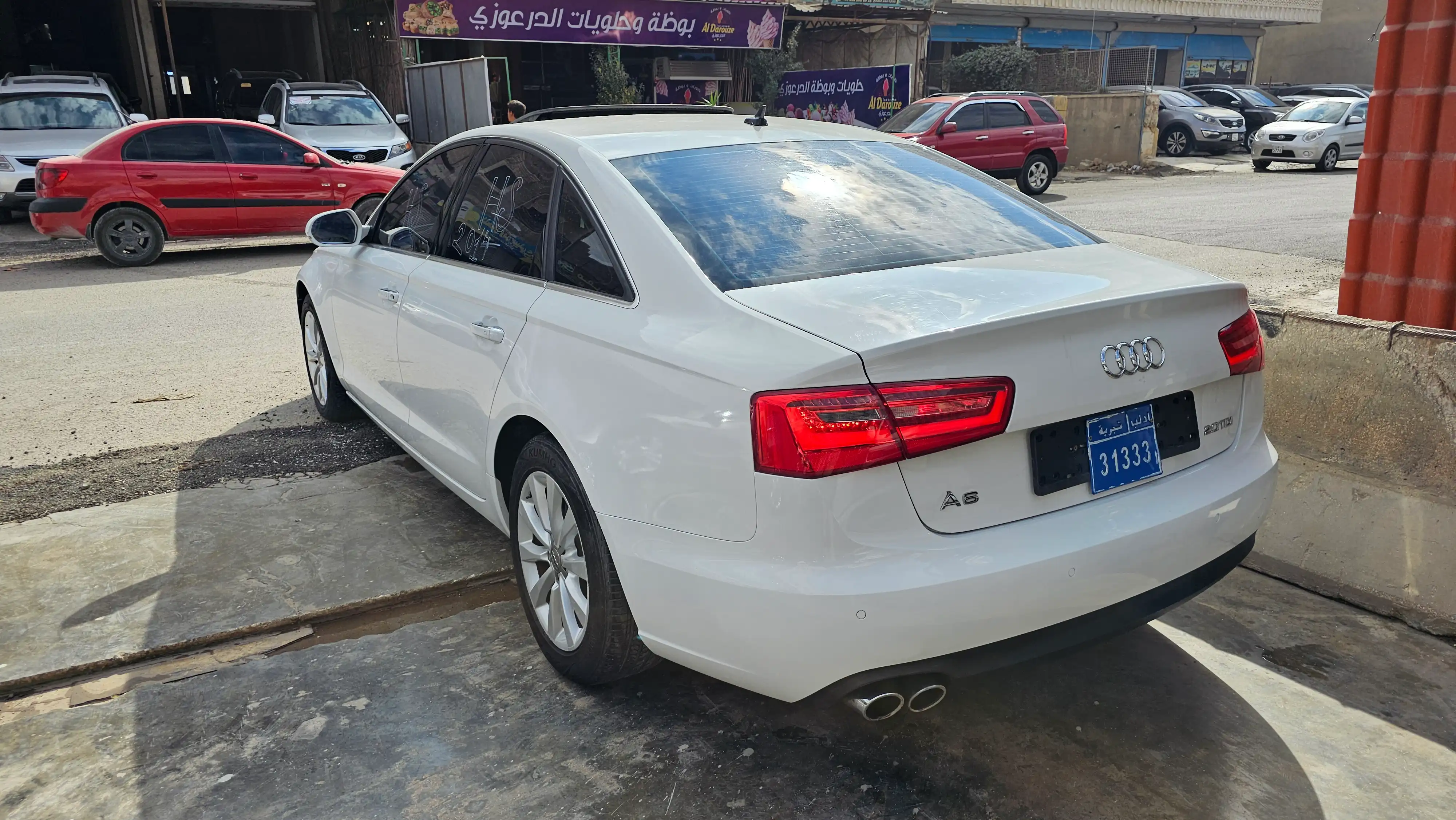 kilometrage car sale audi a6 3 0 tdi sedan used 2014 aleppo ud image