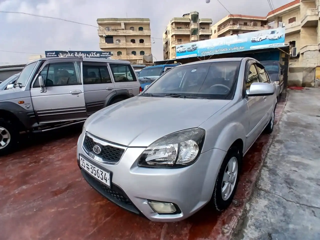 kilometrage car sale kia rio s sedan 2011 aleppo vu card image