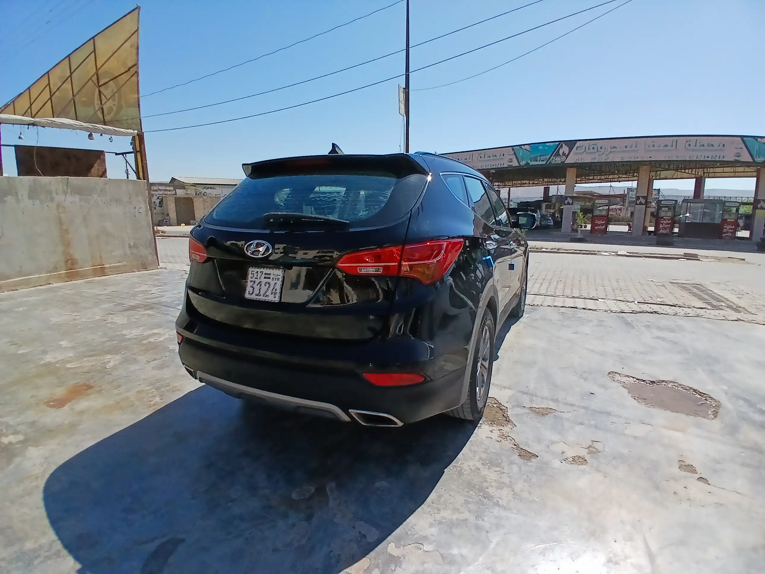 kilometrage car sale hyundai santa fe evgt suv used 2014 aleppo rf image