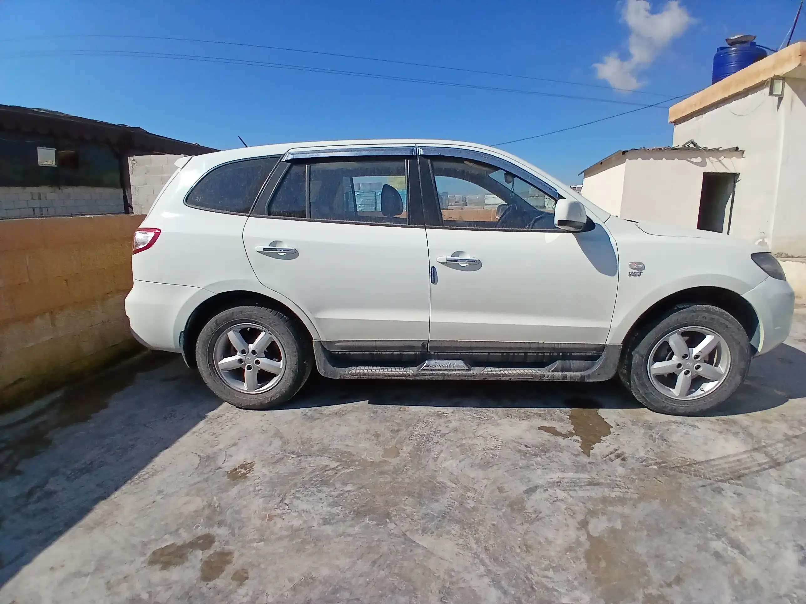 kilometrage car sale hyundai santa fe clx suv used 2008 aleppo hm image