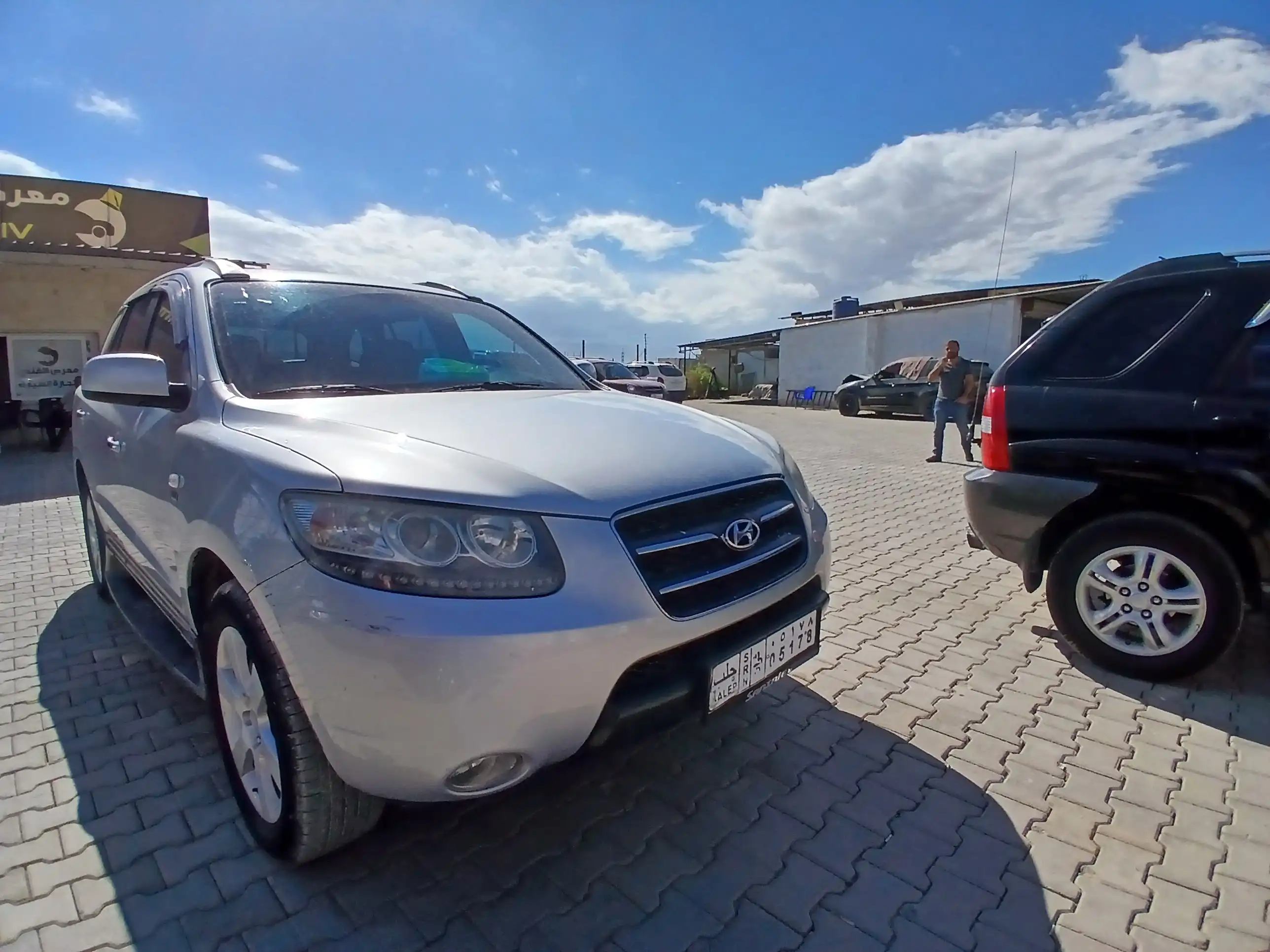 kilometrage car sale hyundai santa fe slx suv used 2008 aleppo iz image