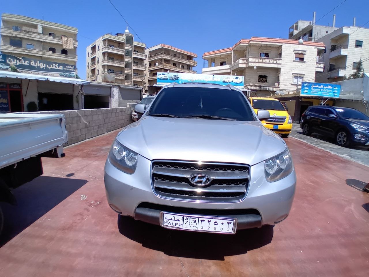 kilometrage car sale hyundai santa fe clx suv used 2007 aleppo bg image