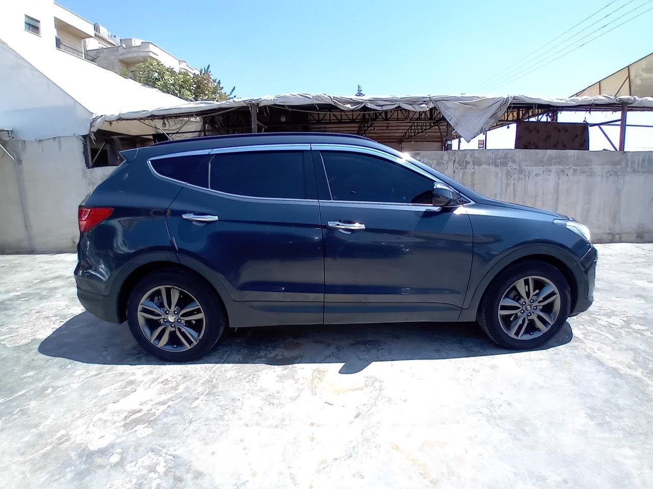kilometrage car sale hyundai santa fe evgt suv used 2013 aleppo qr image