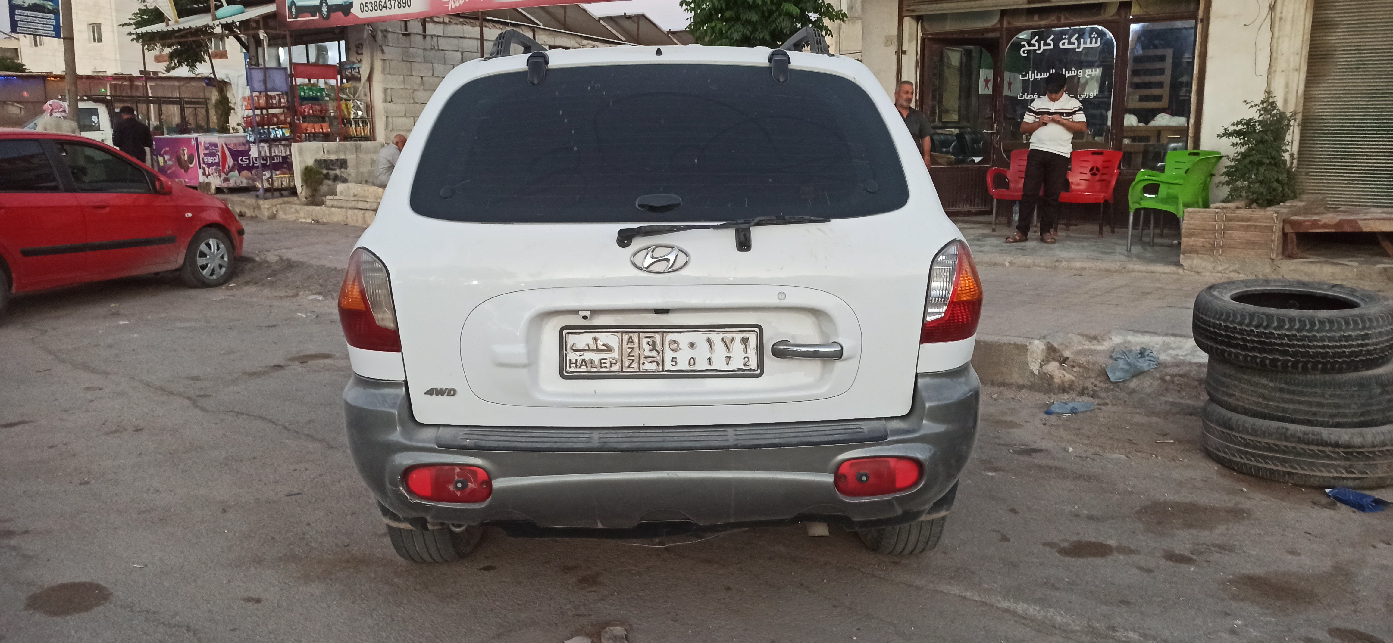 kilometrage car sale hyundai santa fe 2 2 d suv used 2001 aleppo ur image