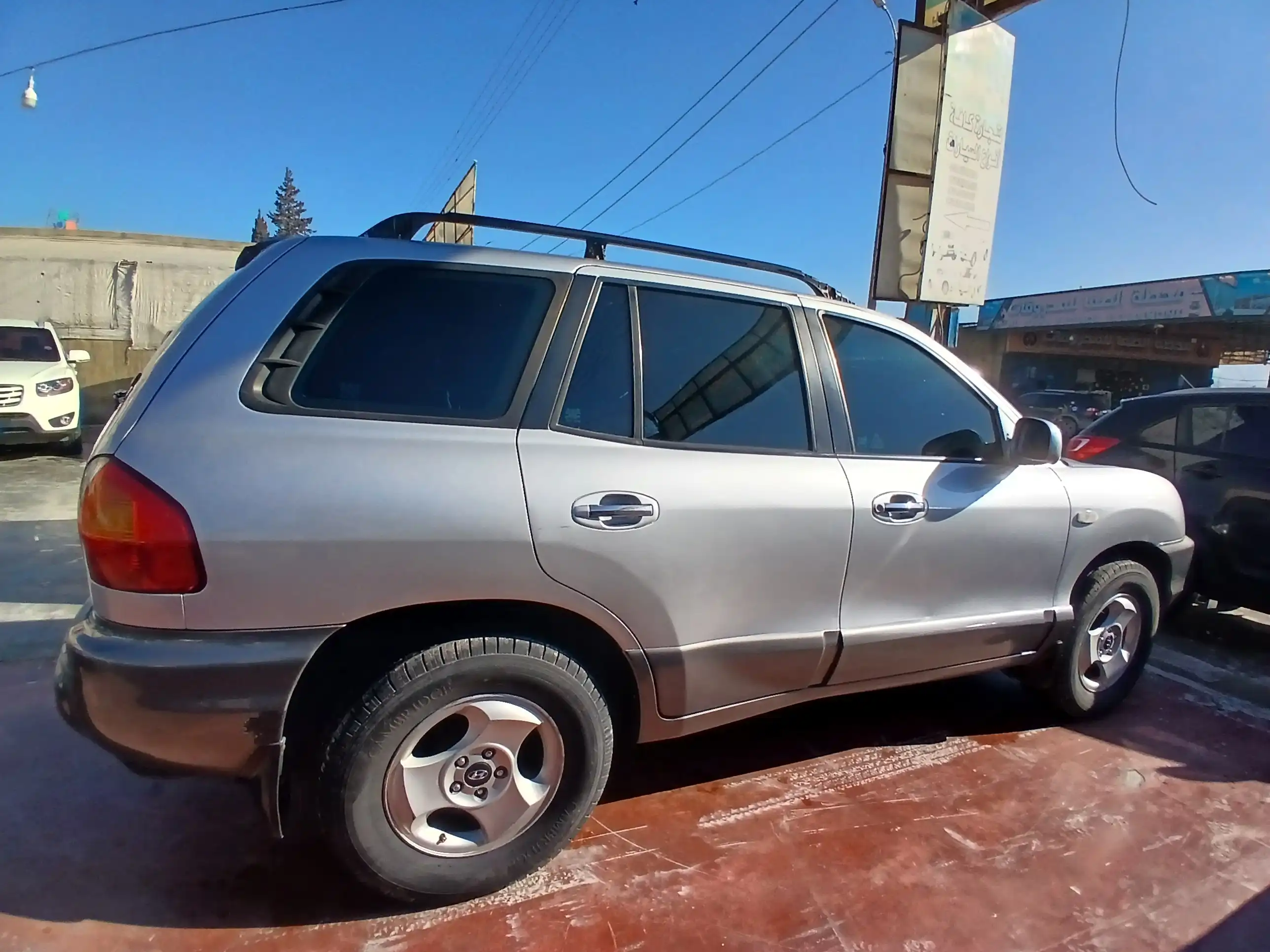 kilometrage car sale hyundai santa fe gold suv used 2002 aleppo ib image