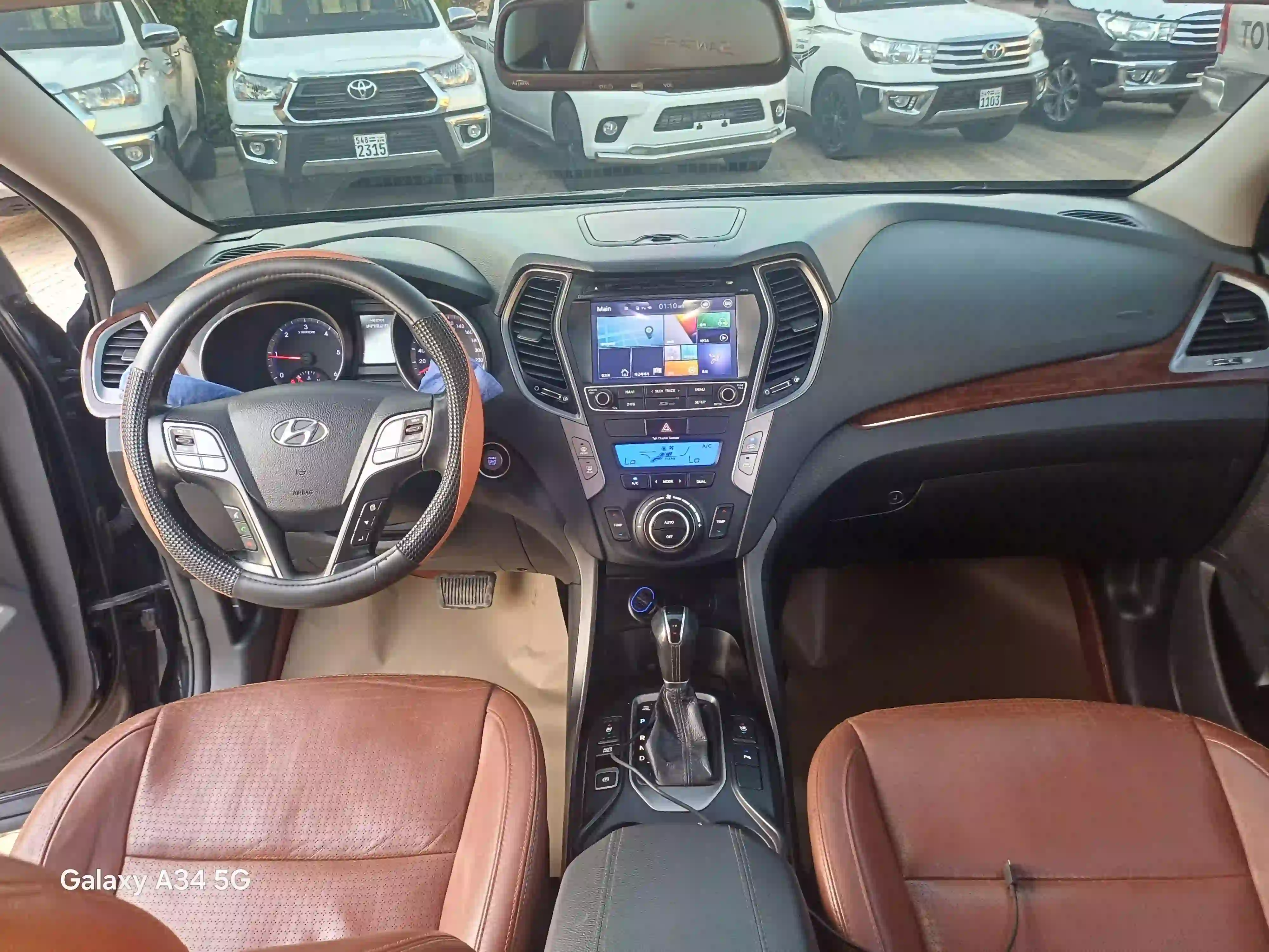 kilometrage car sale hyundai santa fe evgt suv used 2013 aleppo py image