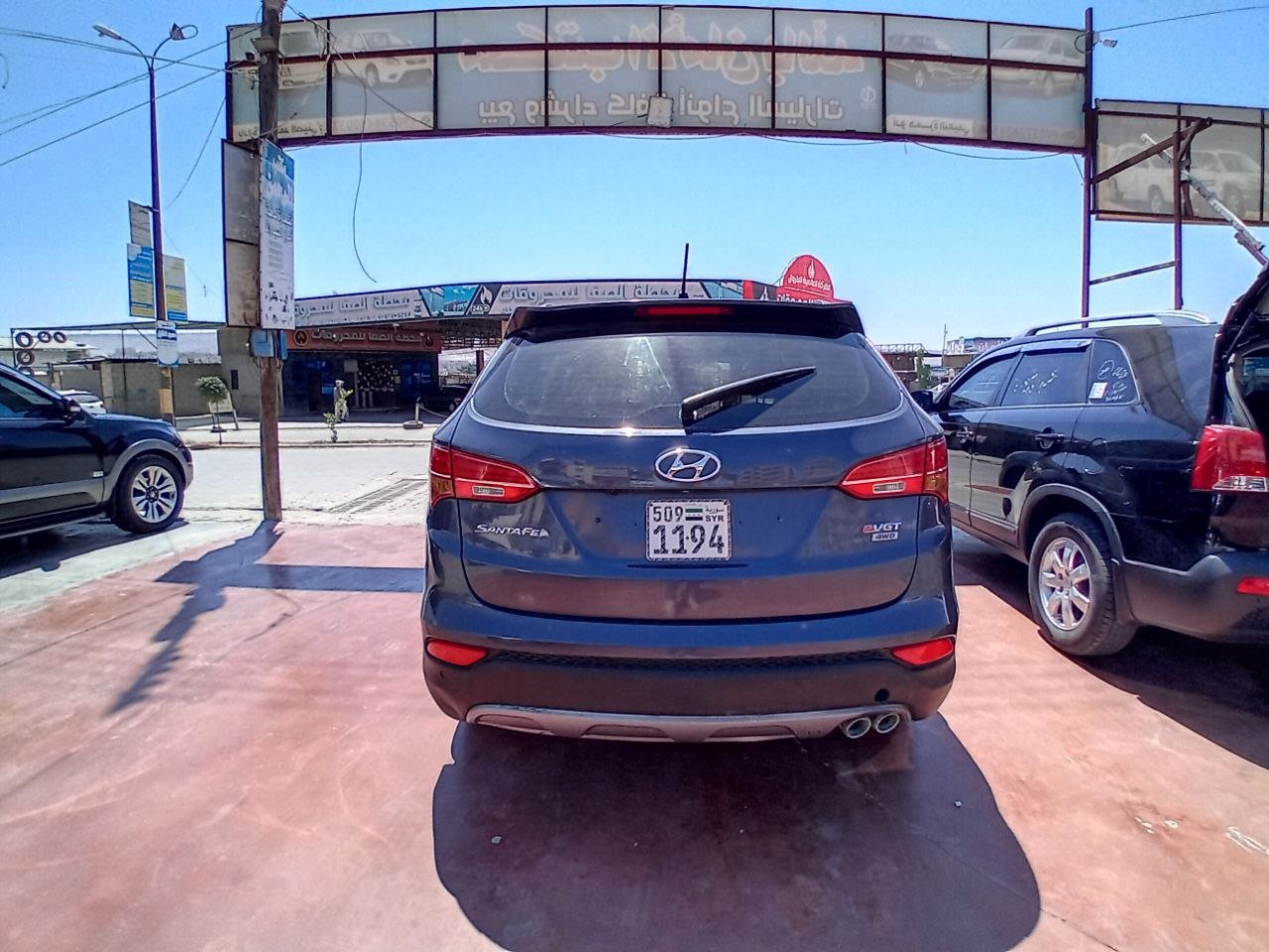 kilometrage car sale hyundai santa fe evgt suv used 2013 aleppo ah image