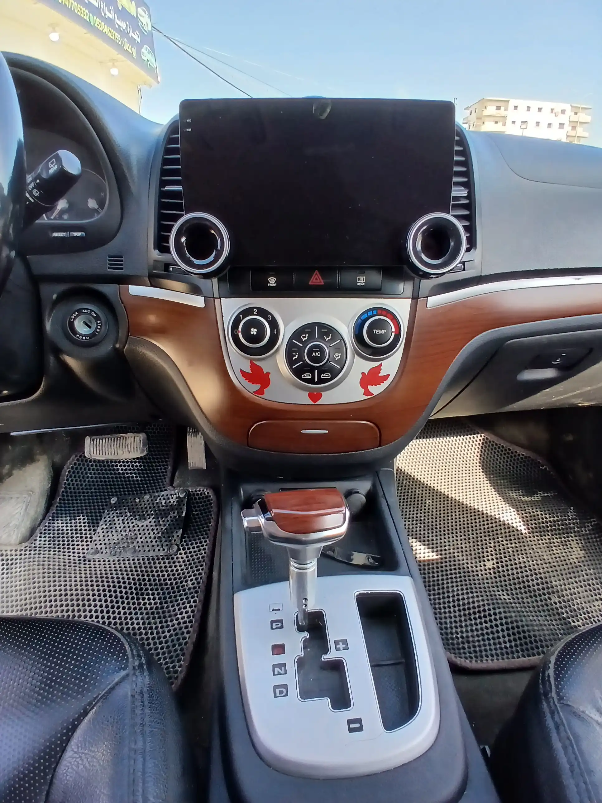 kilometrage car sale hyundai santa fe clx suv used 2008 aleppo hm image