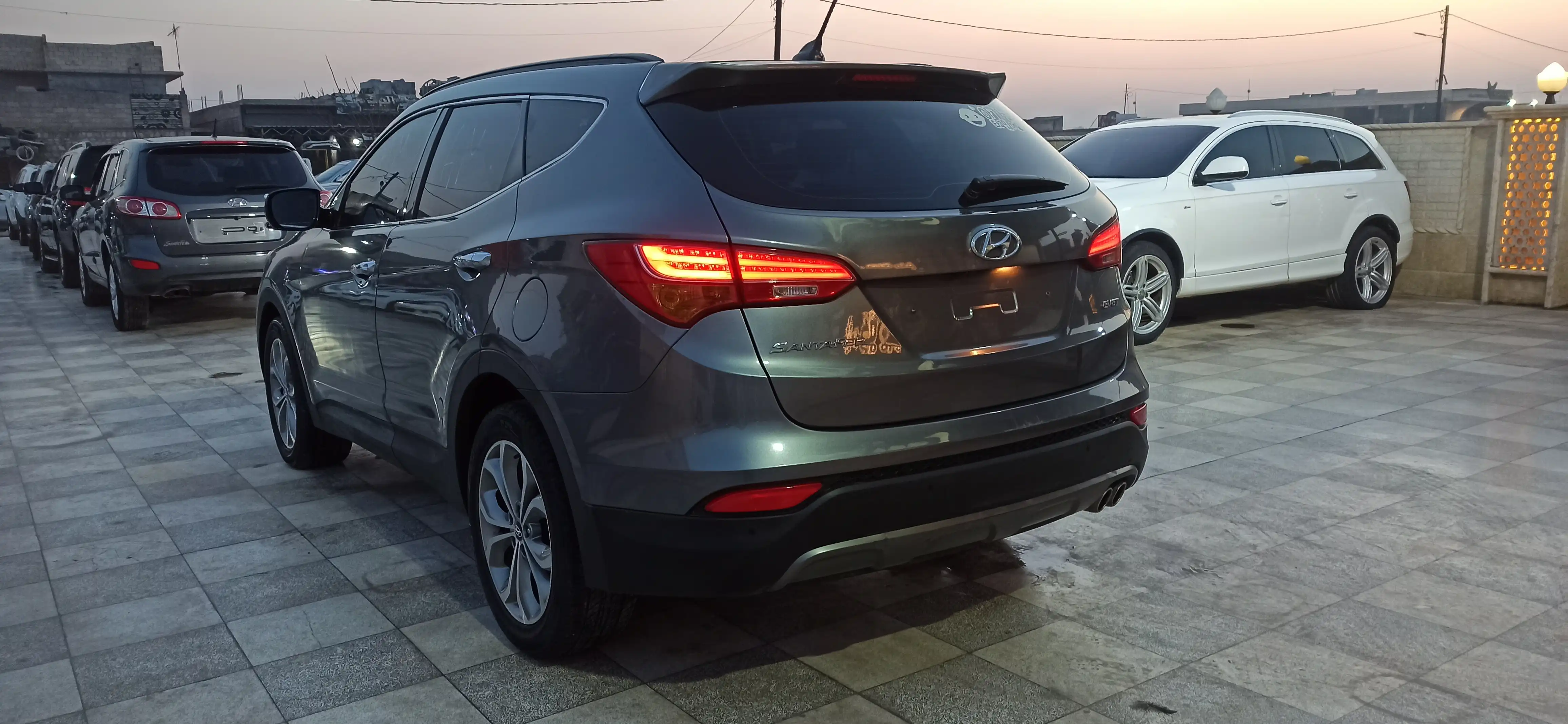 kilometrage car sale hyundai santa fe evgt suv used 2013 aleppo mr image