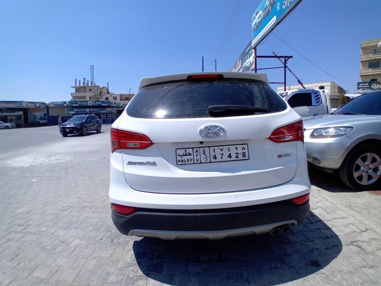 kilometrage car sale hyundai santa fe evgt suv used 2012 aleppo yf image