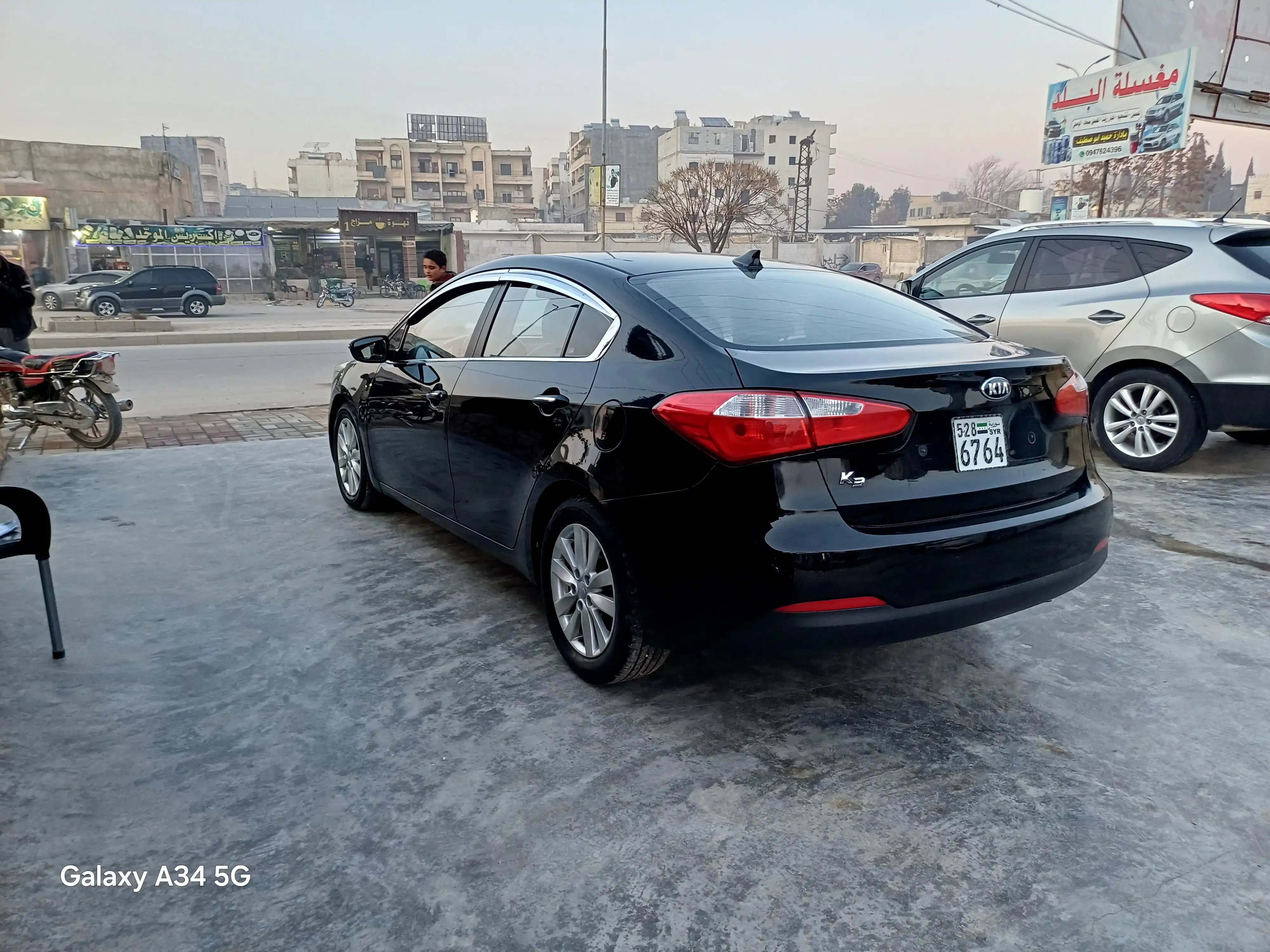 kilometrage car rent kia k3 lx sedan used 2014 aleppo ot image